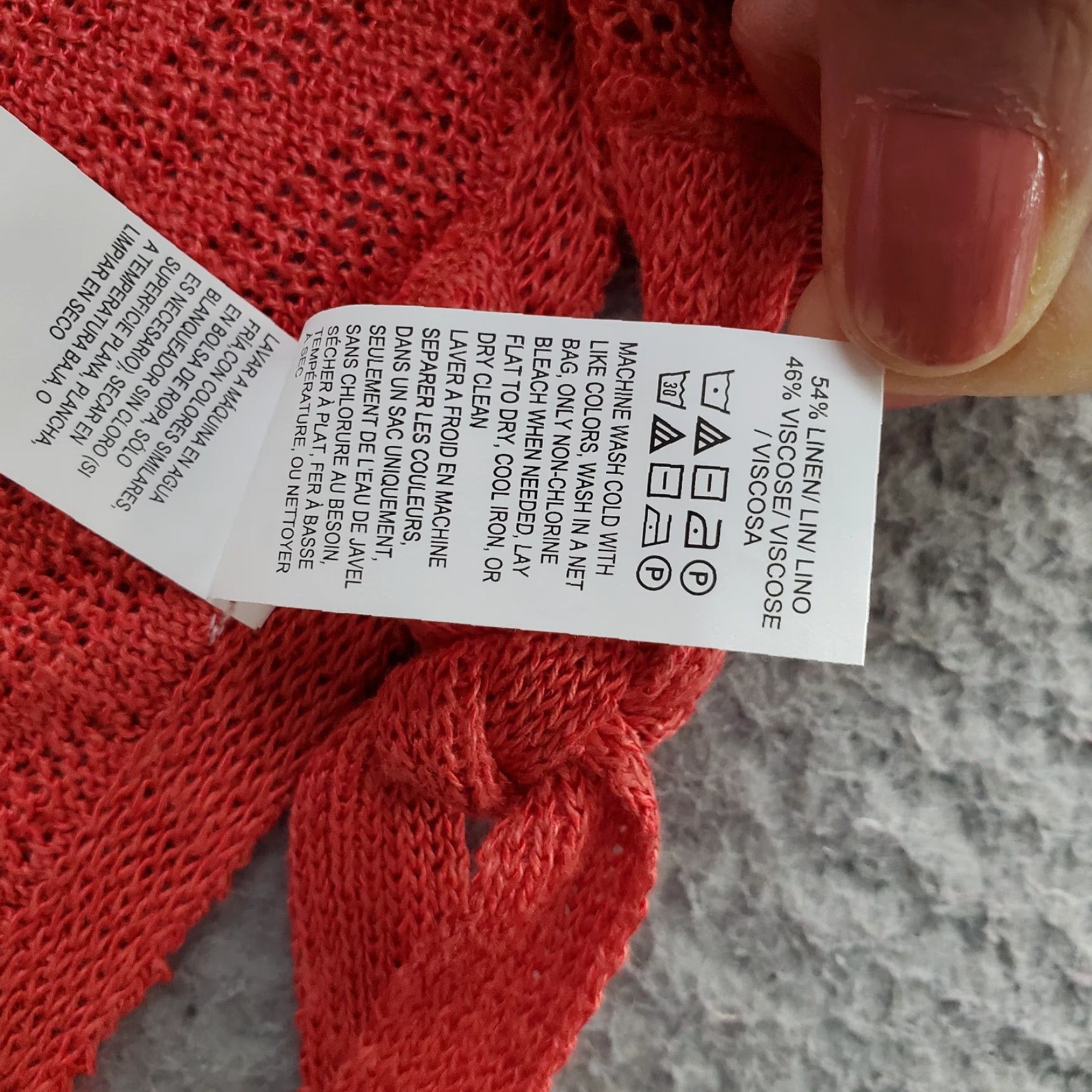 Lucky Brand Lucky Brand Knit Tank Top Womens XS Orange Sleeveless Round Neck Knitted Casual Shirt Size XS Women Size XS / US 0-2 / IT 36-38 - 7 Thumbnail