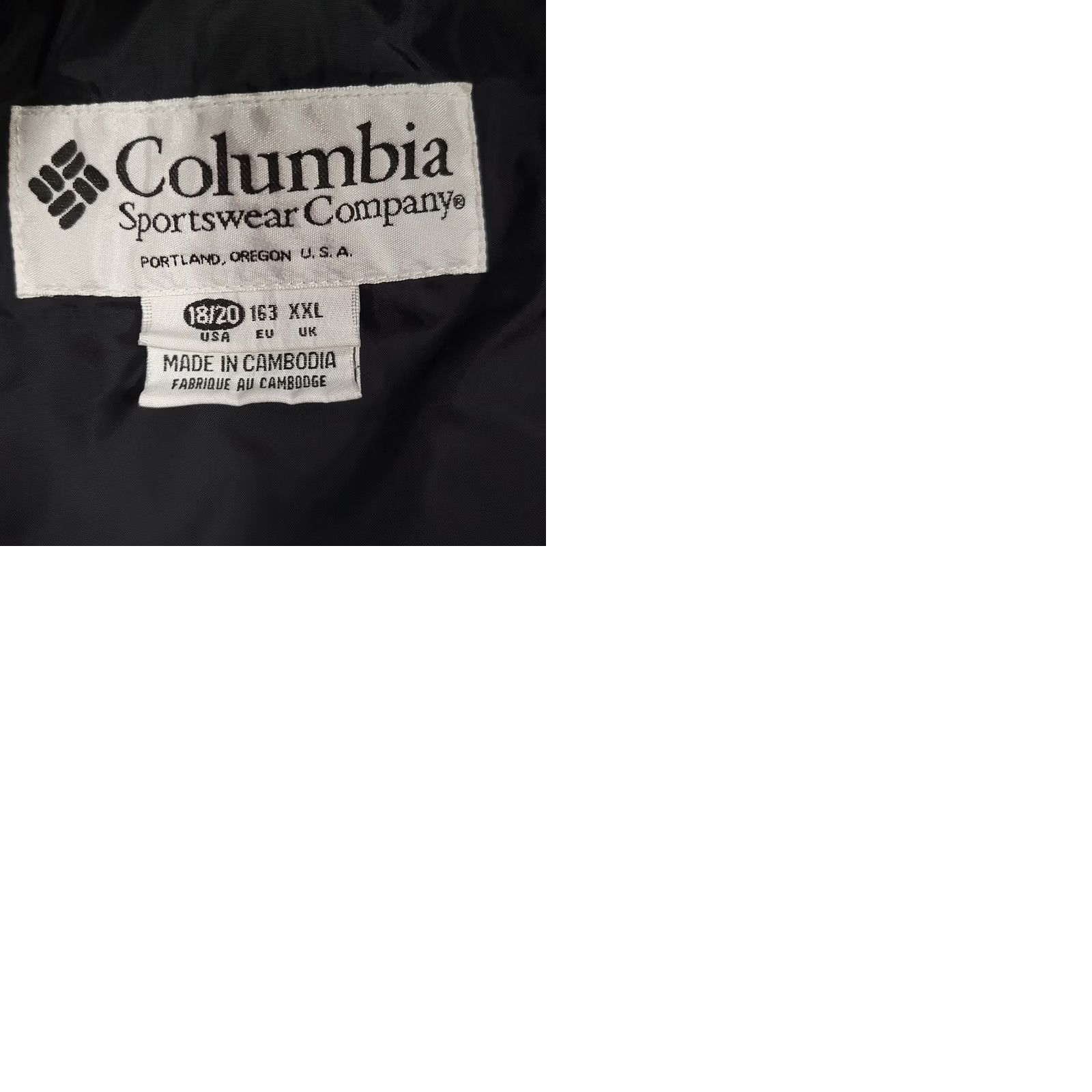 Vintage VINTAGE Columbia Coat Mens 18/20 Black Tan Winter Coat Omni-Shield Jacket Mens 18/20 ZIP Full Zip Stand-Up Collar Logo Outdoor Casual Travel Size US XXL / EU 58 / 5 - 9 Thumbnail