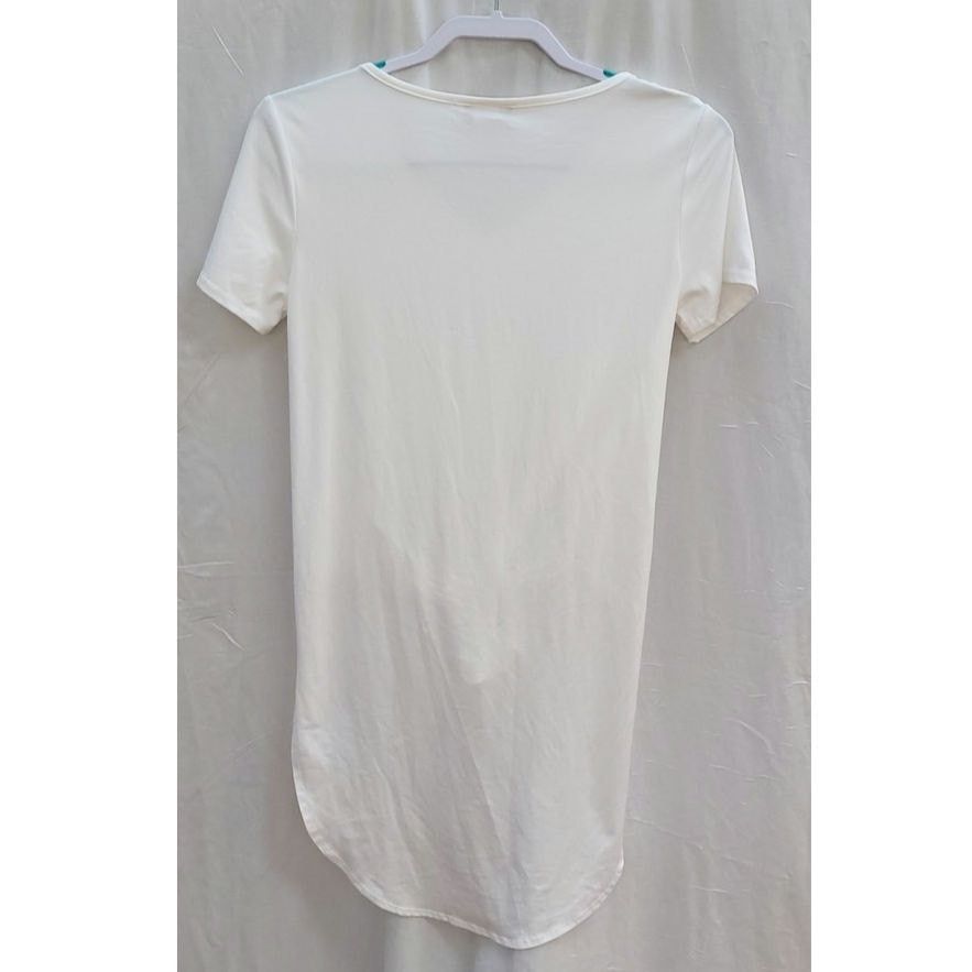 Other TMG New York White Tie Front Tee Blouse size medium Size M / US 6-8 / IT 42-44 - 3 Thumbnail