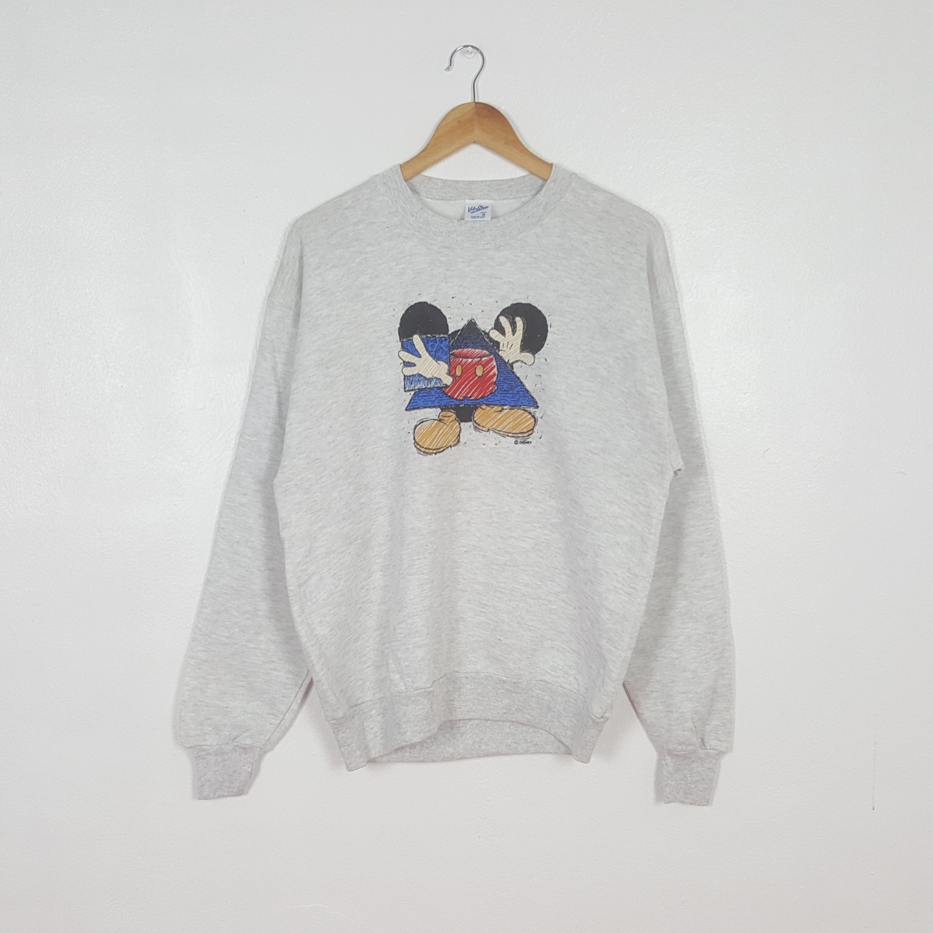 Velva Sheen Vintage Disney Mickey Mouse Cartoon Sweatshirt C313N2 Size US M / EU 48-50 / 2 - 1 Thumbnail