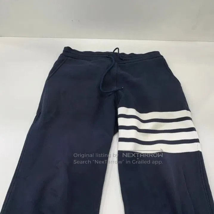Thom Browne Thom Browne Classic Striped Navy Sweatpants. Size US 30 / EU 46 - 2 Thumbnail