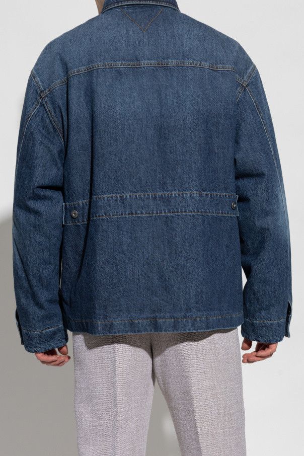 Bottega Veneta o1lf3ng10825 Padded Denim Jacket in Blue Size US M / EU 48-50 / 2 - 4 Thumbnail