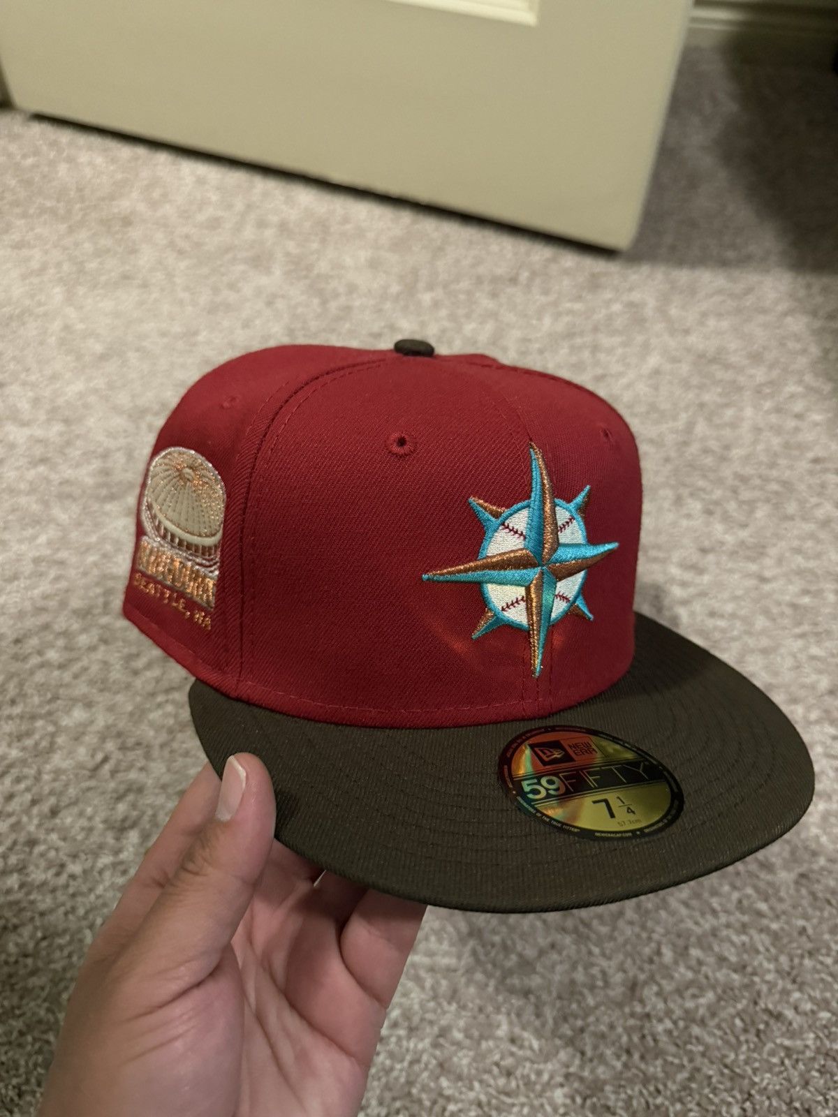 New Era 7 1/4 New Era Seattle Mariners Kingdome Fitted Size ONE SIZE - 1 Thumbnail