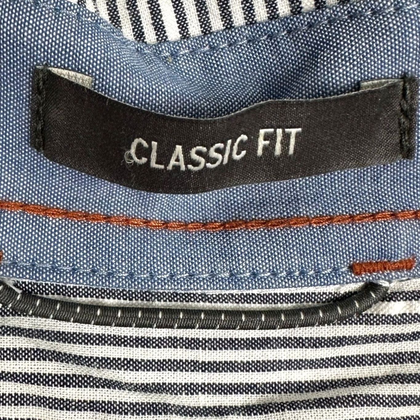 Eddie Bauer Eddie Bauer Shirt Men 2XL Blue White Classic Fit Button-Down Short Sleeve Stripe Button Front Pocket Casual Workwear Size US XXL / EU 58 / 5 - 5 Thumbnail