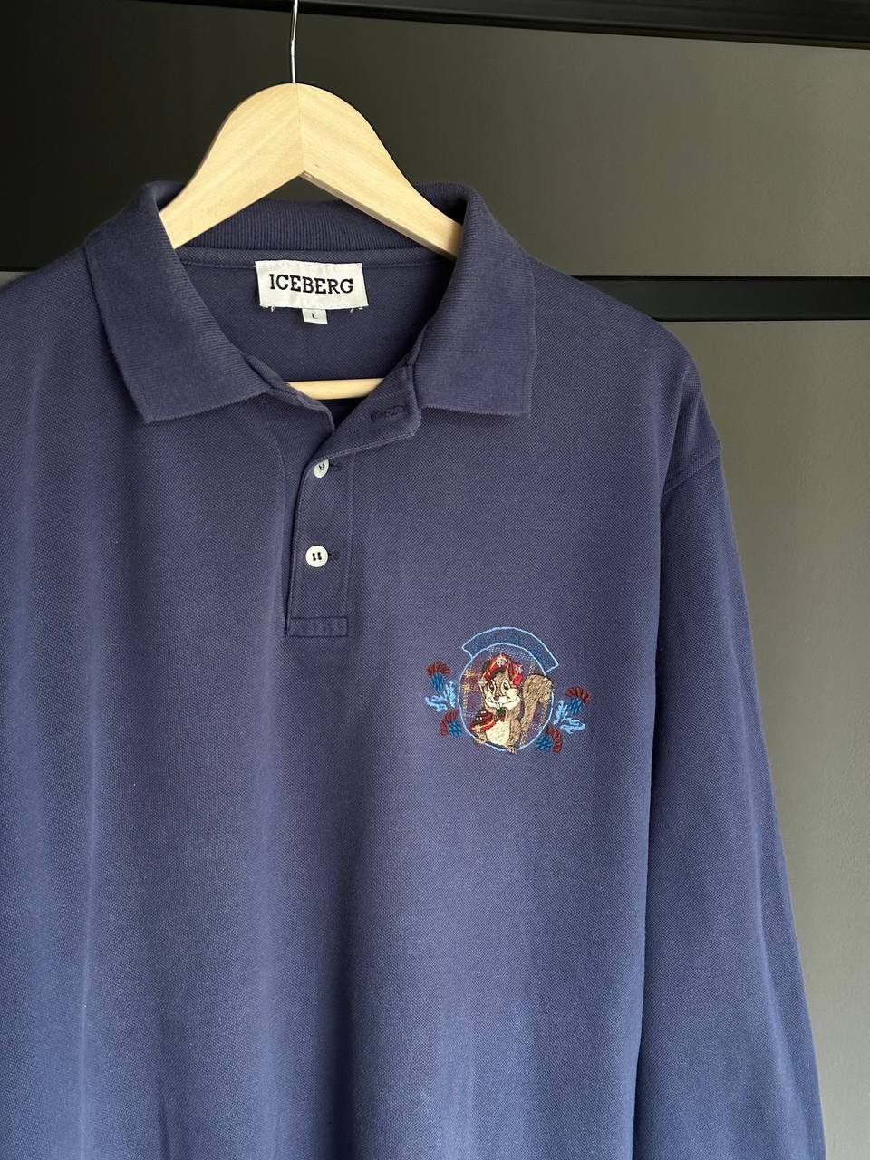 Iceberg Vintage 90s Iceberg History Disney Polo T Shirt Size US L / EU 52-54 / 3 - 1 Thumbnail