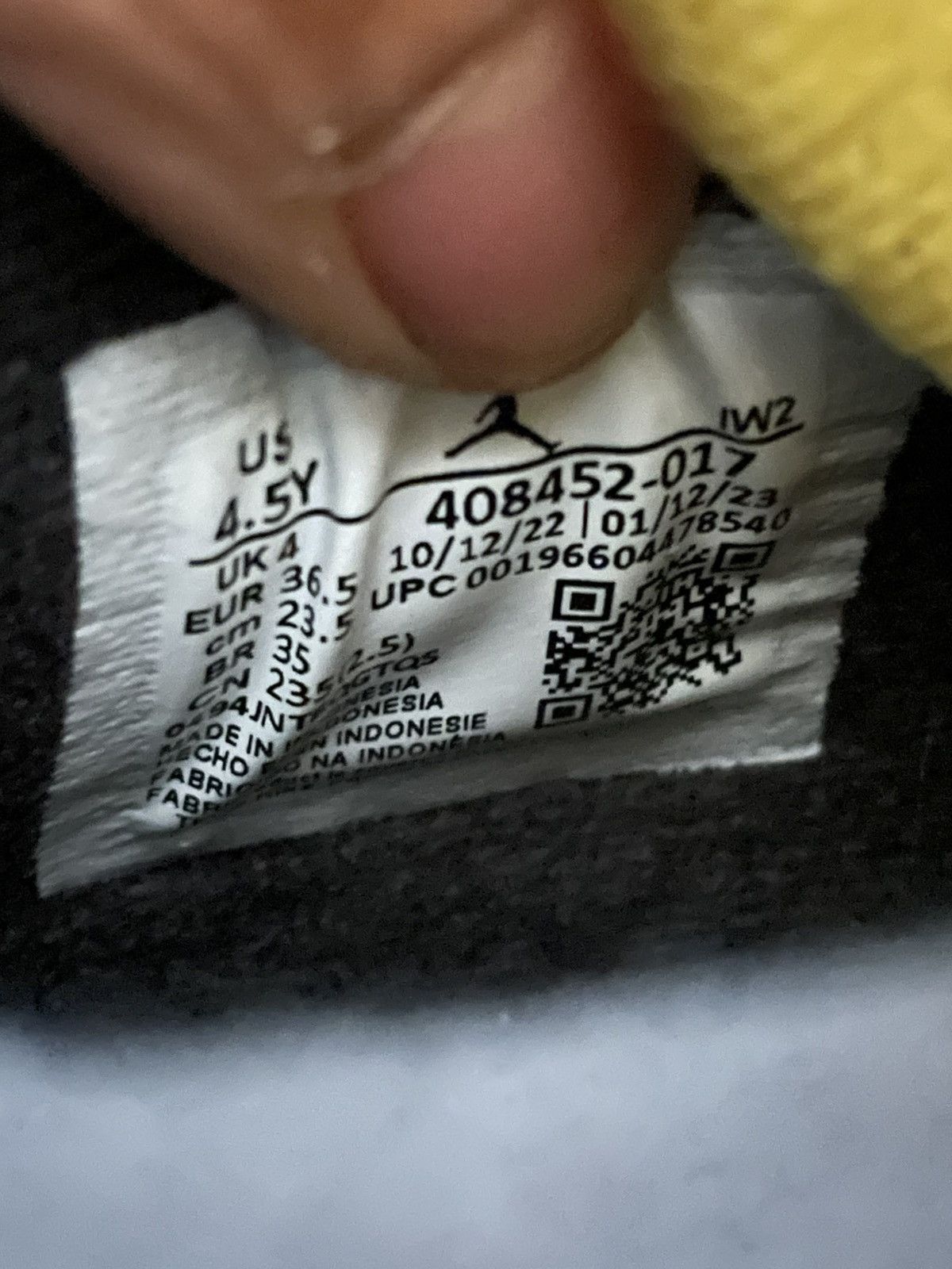 Jordan Brand Jordan 4 Thunder Size US 6 / IT 36 - 8 Thumbnail