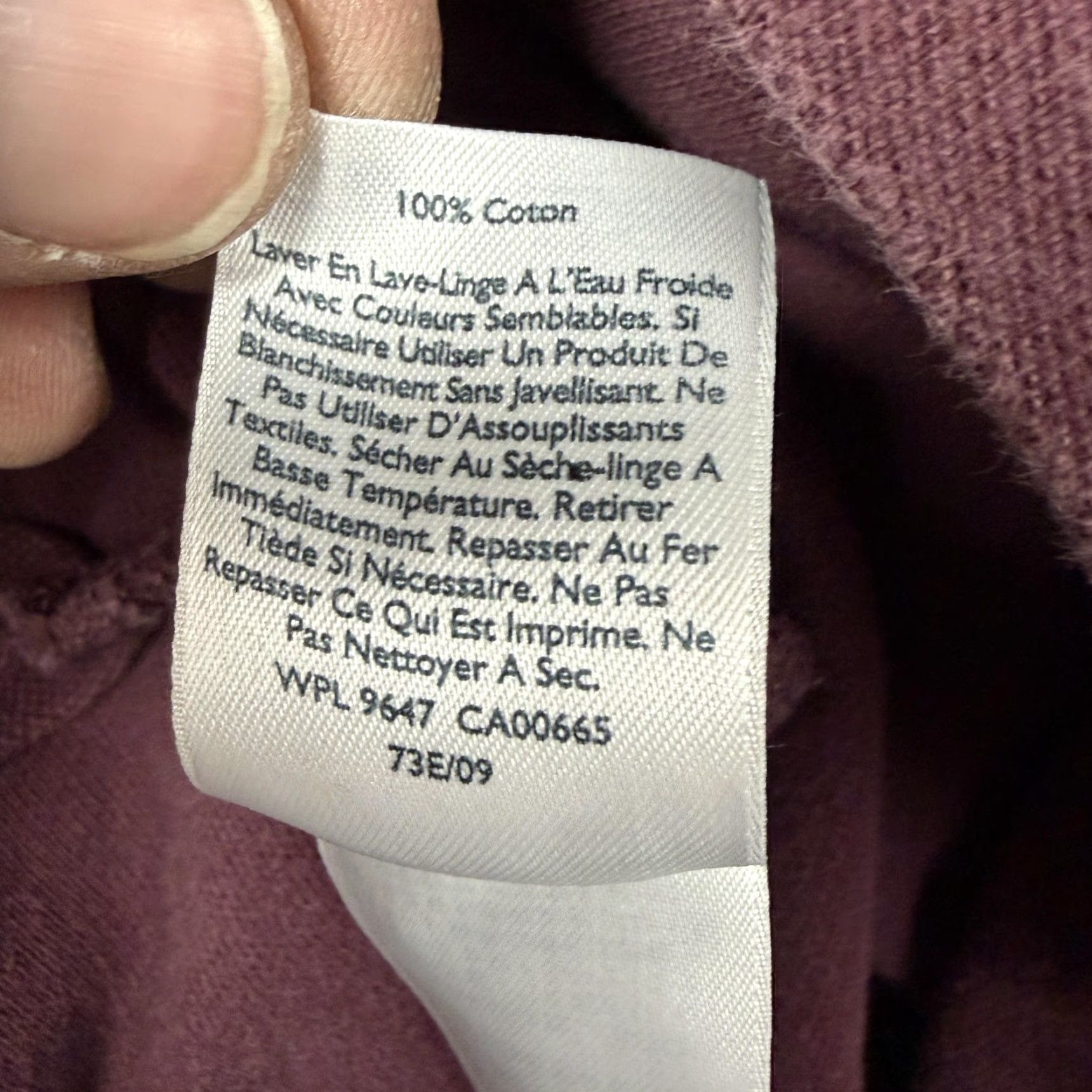 Eddie Bauer Eddie Bauer Polo Shirt Mens XL Maroon Long Sleeve Casual Travel Golf Tennis Walking 100% Cotton Size US XL / EU 56 / 4 - 7 Thumbnail