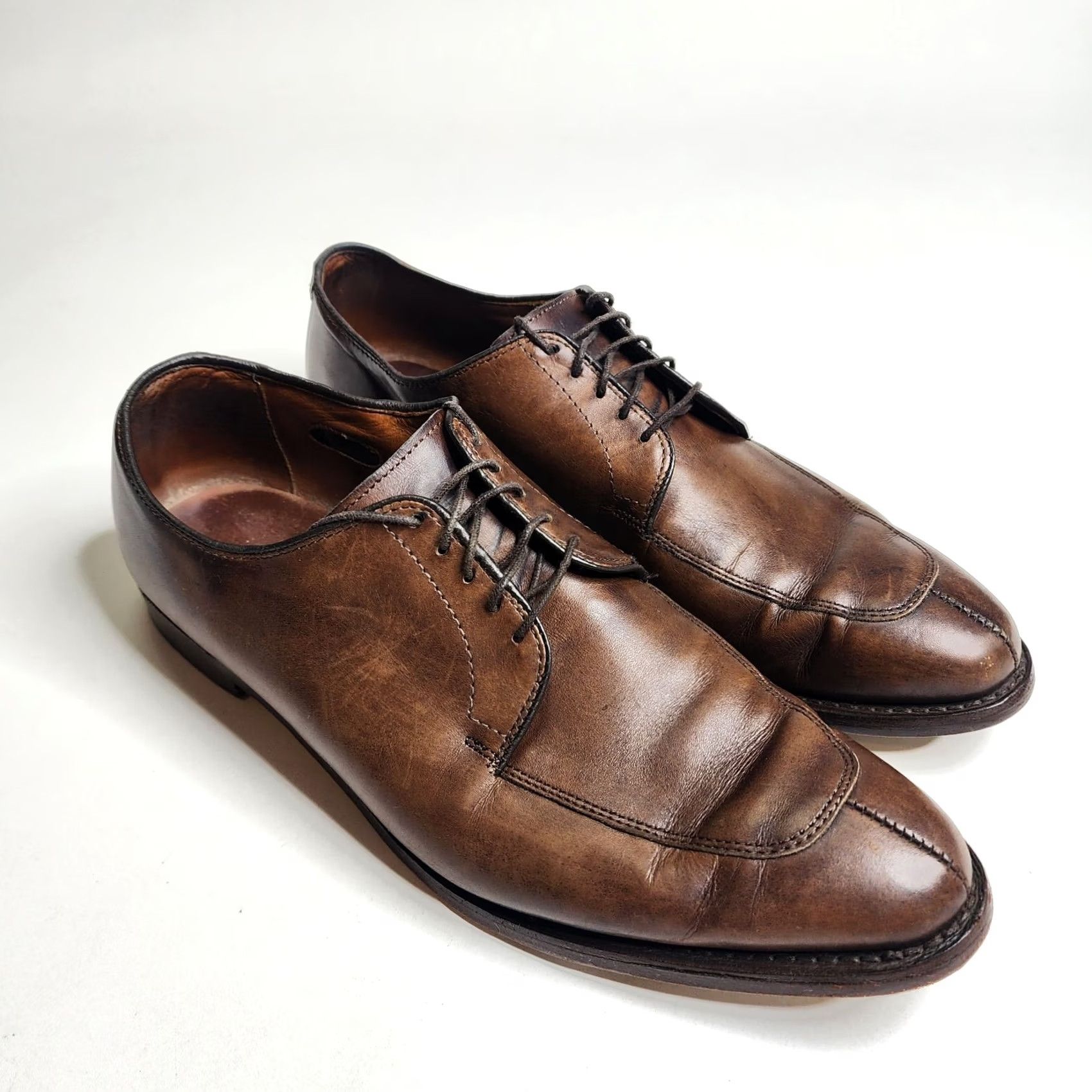 Allen Edmonds Allen Edmonds Delray Dress Oxford Lace Up Oxfords Vero Cuoio Brown Leather 11 D Mens Shoes Size US 11 / EU 44 - 2 Thumbnail