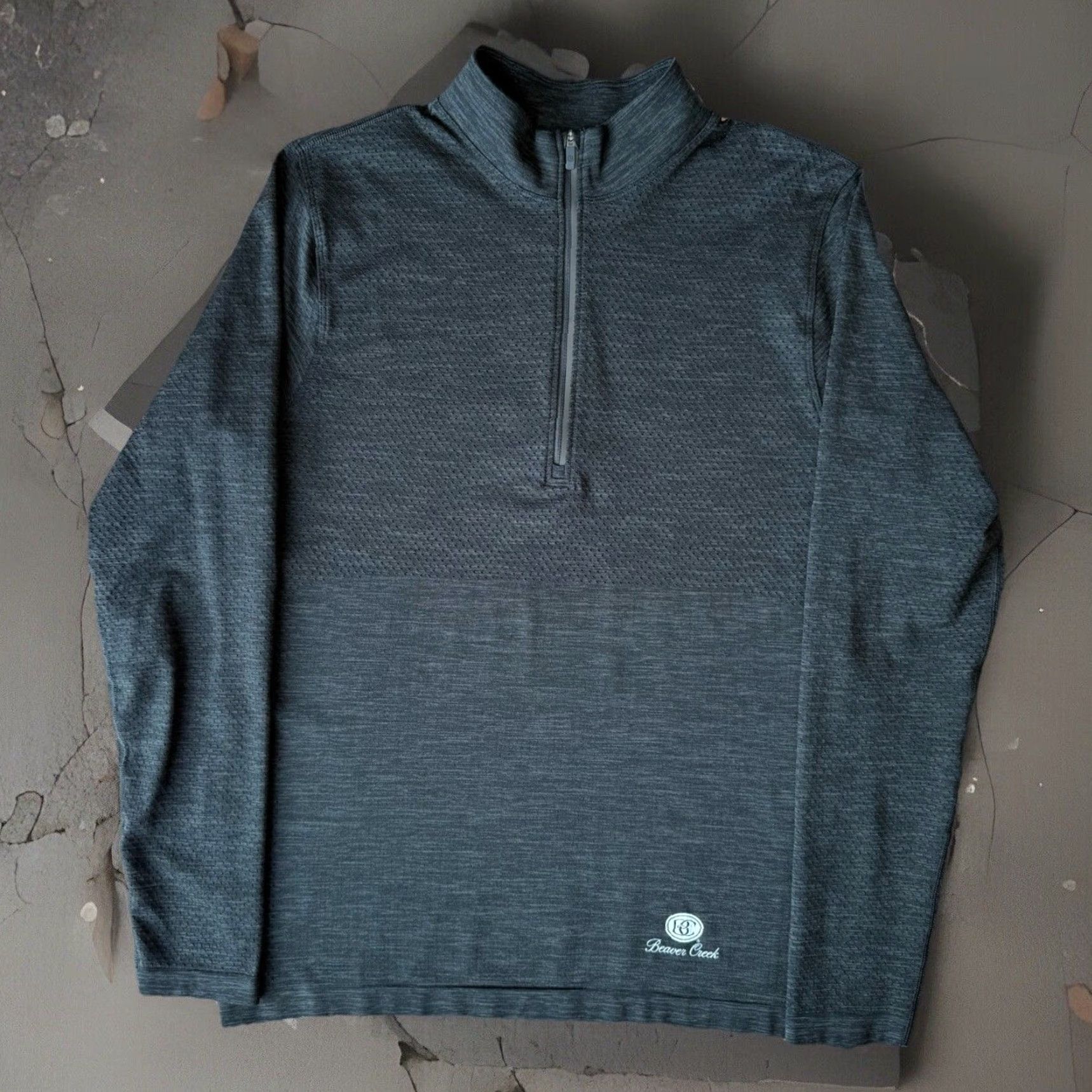 Lululemon Lululemon Metal Vent 1/2 Zip Pullover M Black Workout Sportswear Athleisure Jacket Zip Logo Size US M / EU 48-50 / 2 - 2 Thumbnail