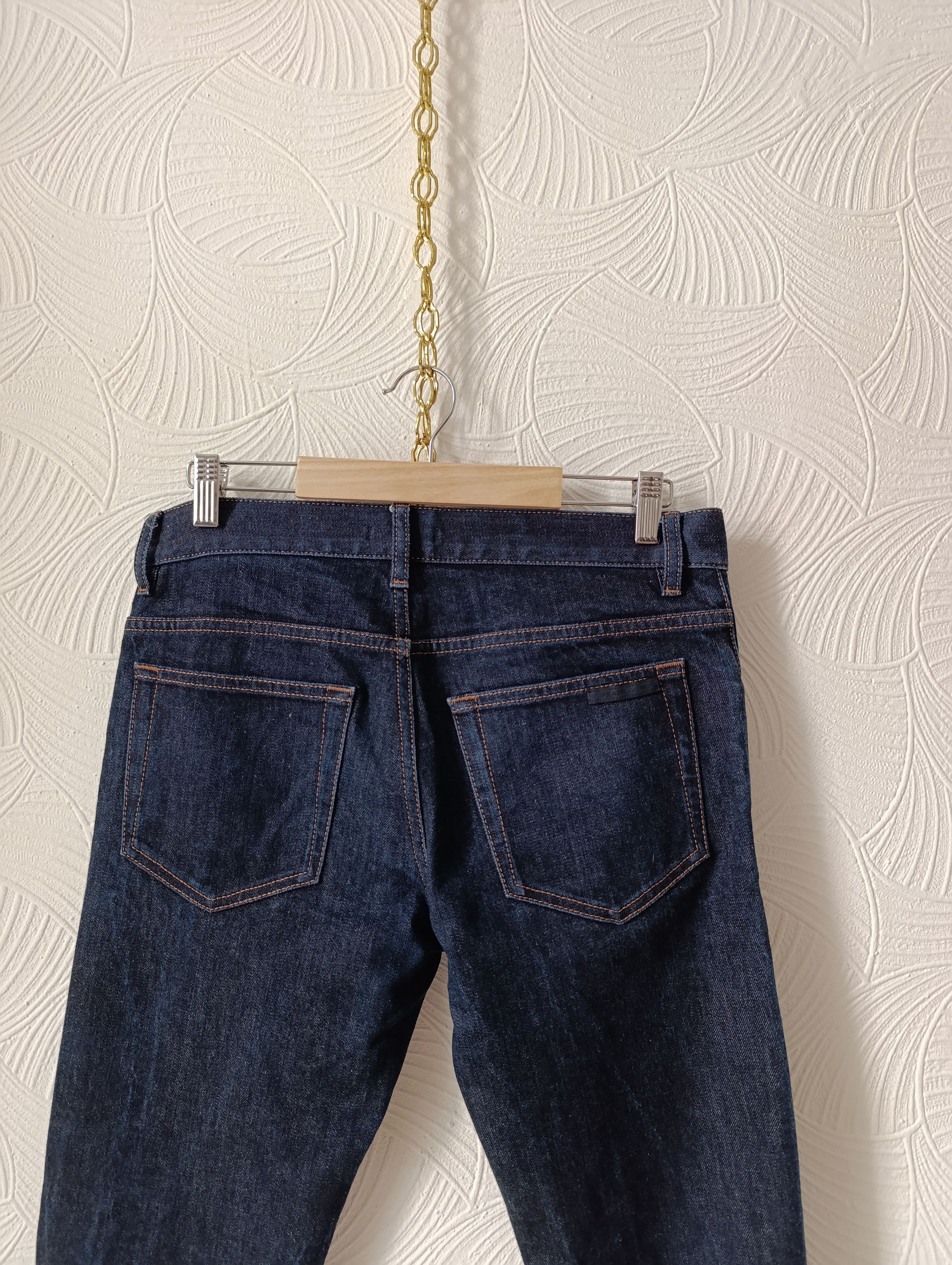 Designer PRADA SLIM-FIT MID-RISE JEANS NAVY Size US 31 - 2 Thumbnail