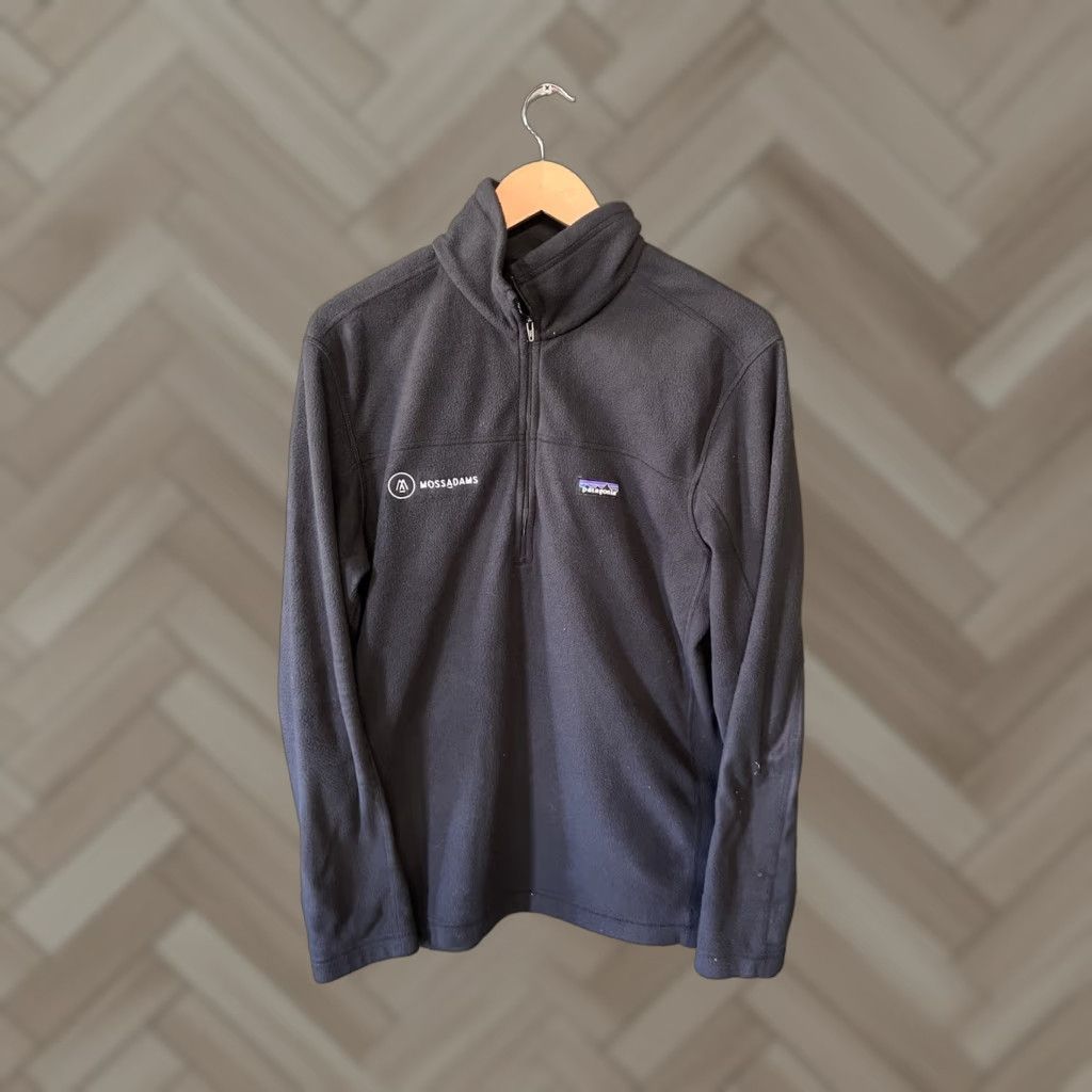 Patagonia Patagonia Sweatshirt Mens Medium Black 1/4 Zip Mock Neck Fleece Pullover Size US M / EU 48-50 / 2 - 1 Thumbnail