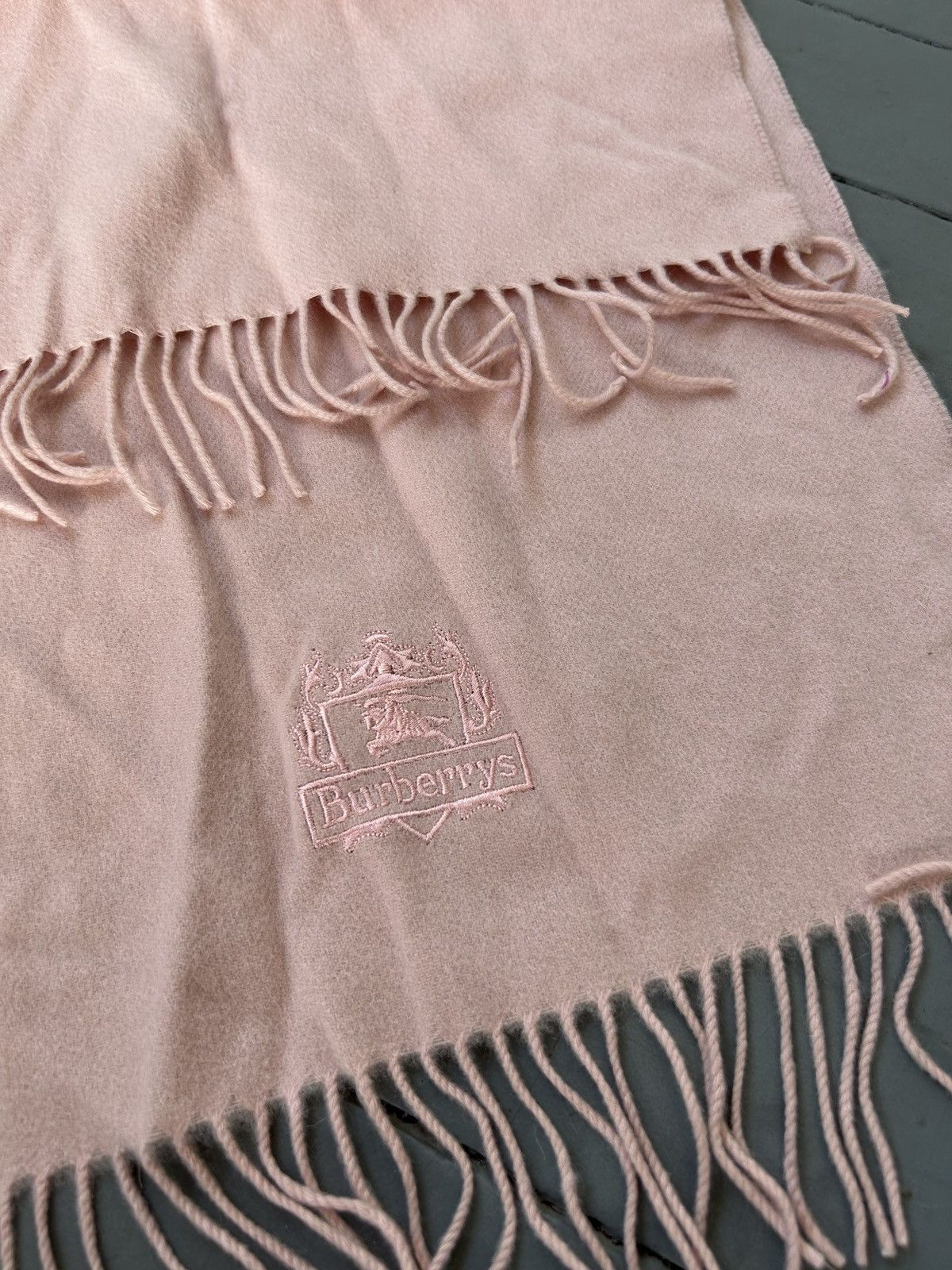 Burberry Burberry pink scarf 100% cashmere Size ONE SIZE - 5 Thumbnail
