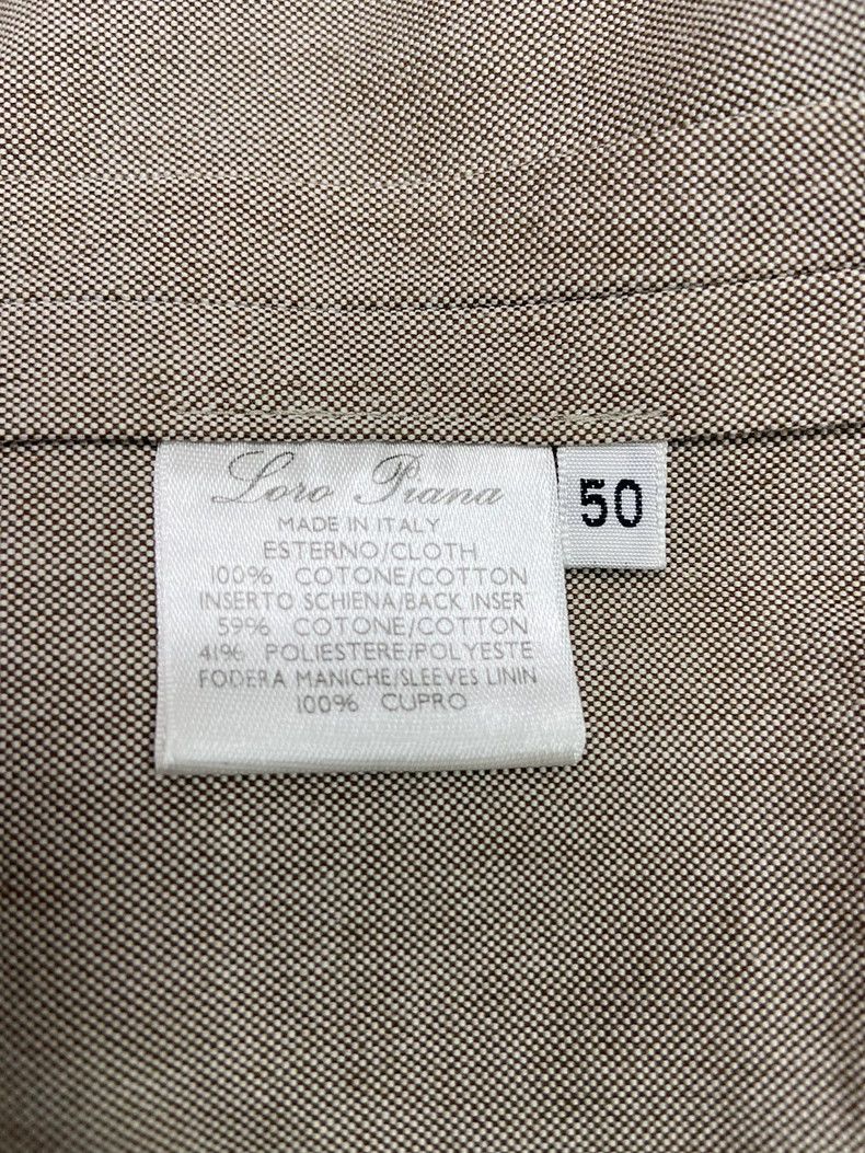Loro Piana LORO PIANA Dress in a clean suit and tie Size 50L - 9 Thumbnail