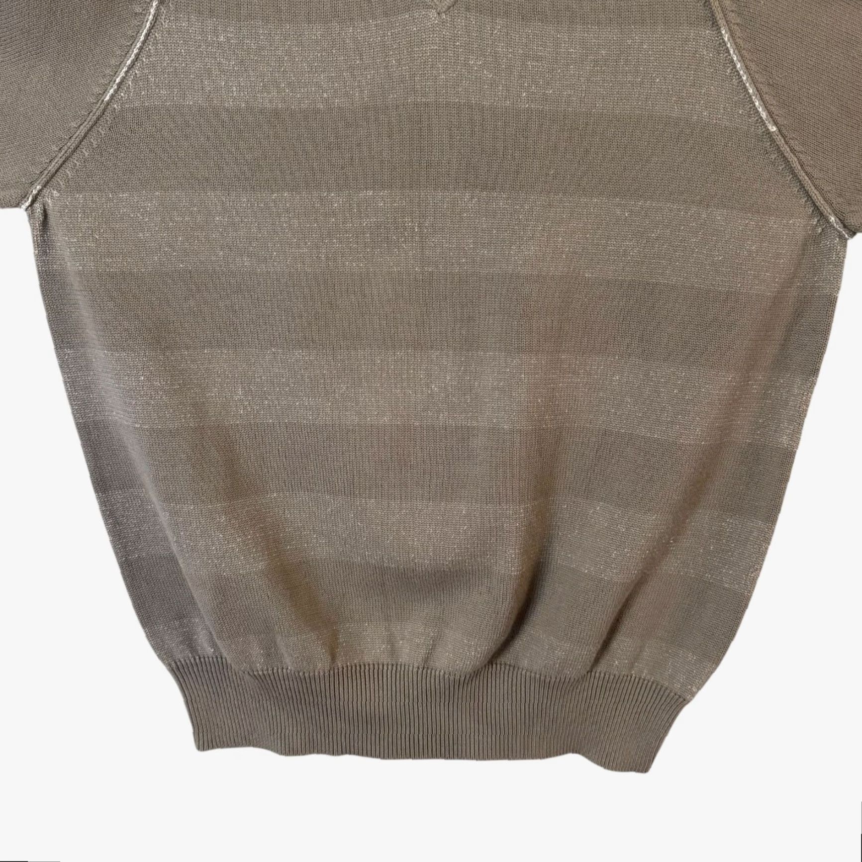 Levi's VINTAGE Levi's Sweater Crewneck Raglan Long Sleeve Men's Large Tan Cotton City Classic Preppy Fall Winter Size US L / EU 52-54 / 3 - 6 Thumbnail