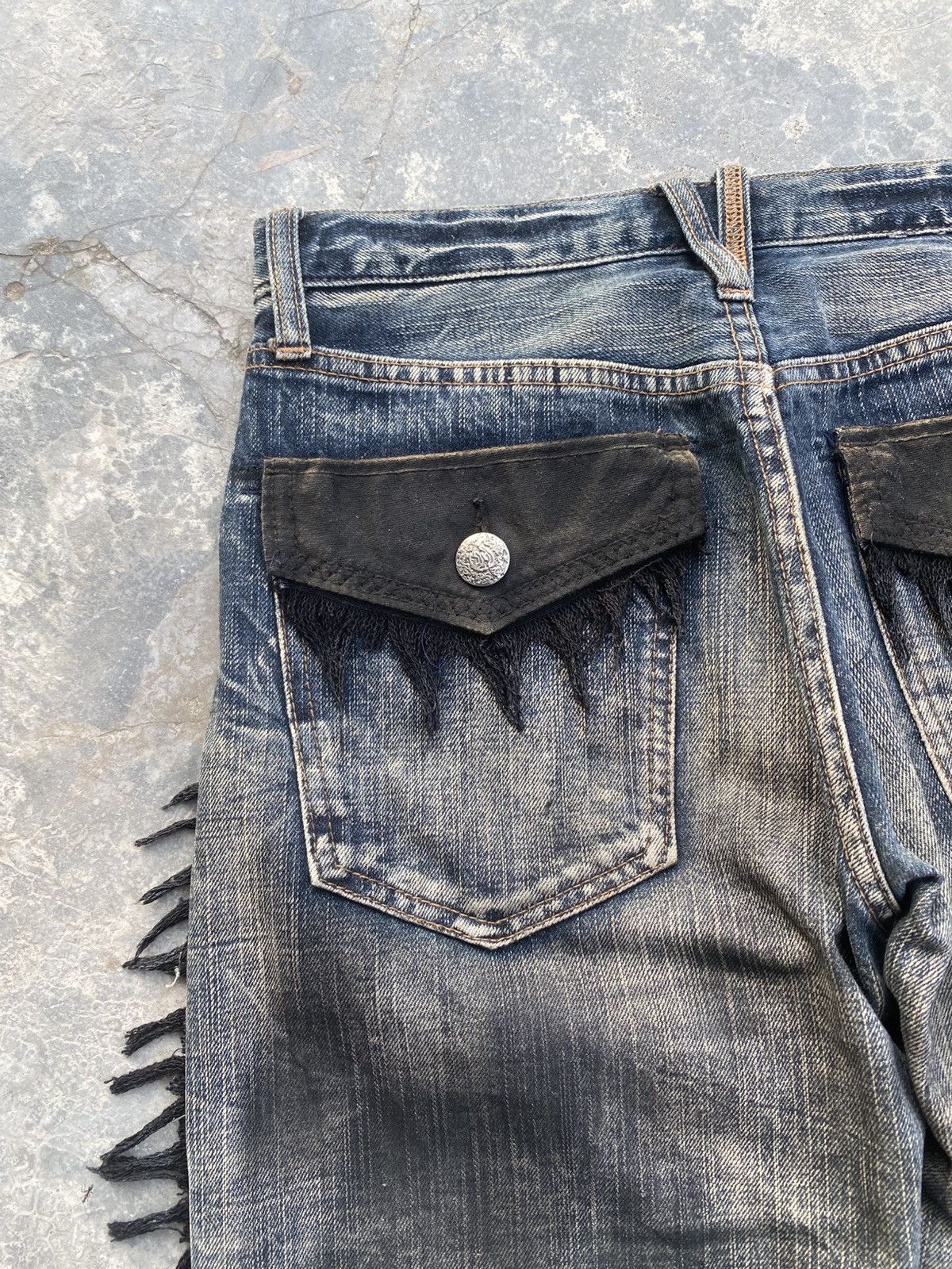 KMRii WOLF JEANS DISTRESSED Rick Owen LGB Undercover Size US 29 - 9 Thumbnail