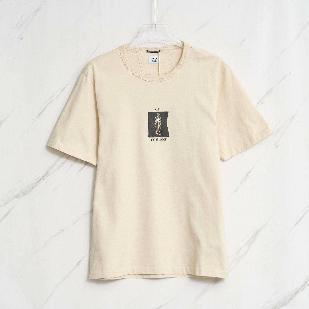 C.P. Company C.P. COMPANY Men's Letter Print T-Shirt Size US M / EU 48-50 / 2 - 1 Thumbnail