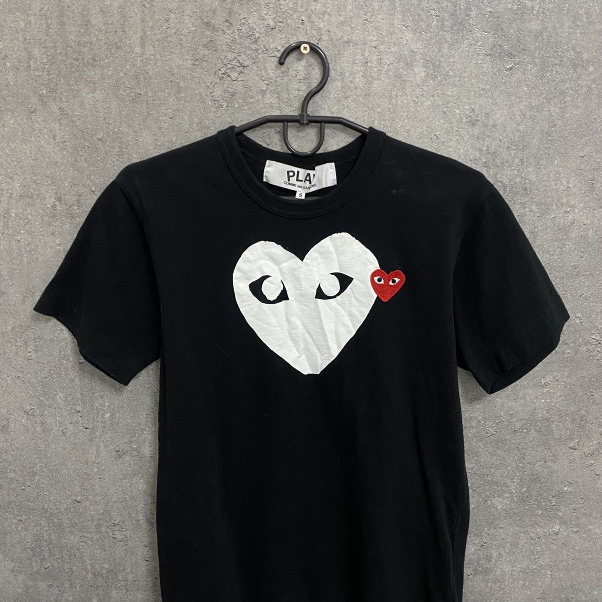 Comme des Garcons Rare Comme Des Garcons Play T-Shirt Black CDG Double Heart Size US S / EU 44-46 / 1 - 4 Thumbnail
