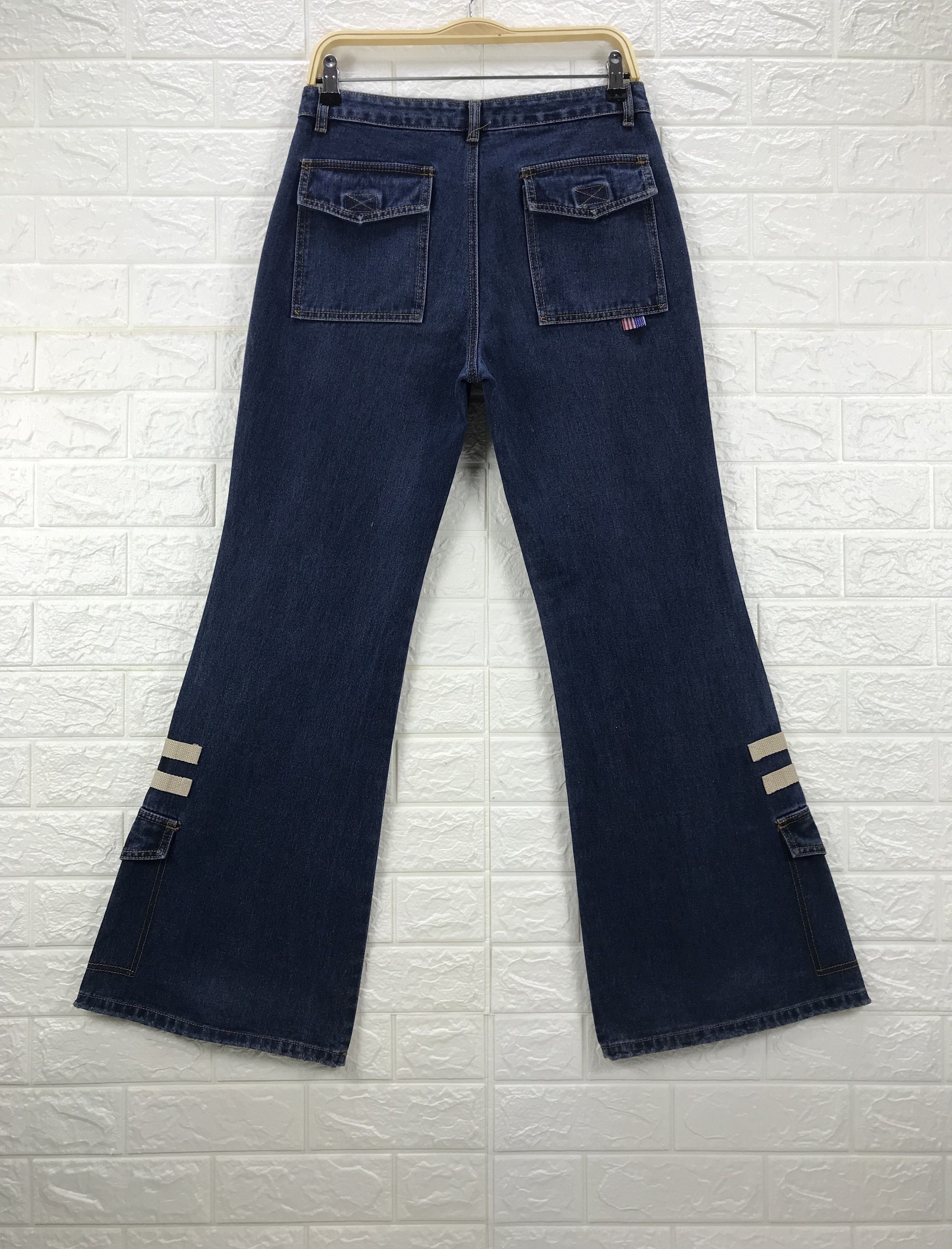 Japanese Brand Vintage Union Made Flare Jeans Bell Bottom Denim Size 30" / US 8 / IT 44 - 5 Thumbnail