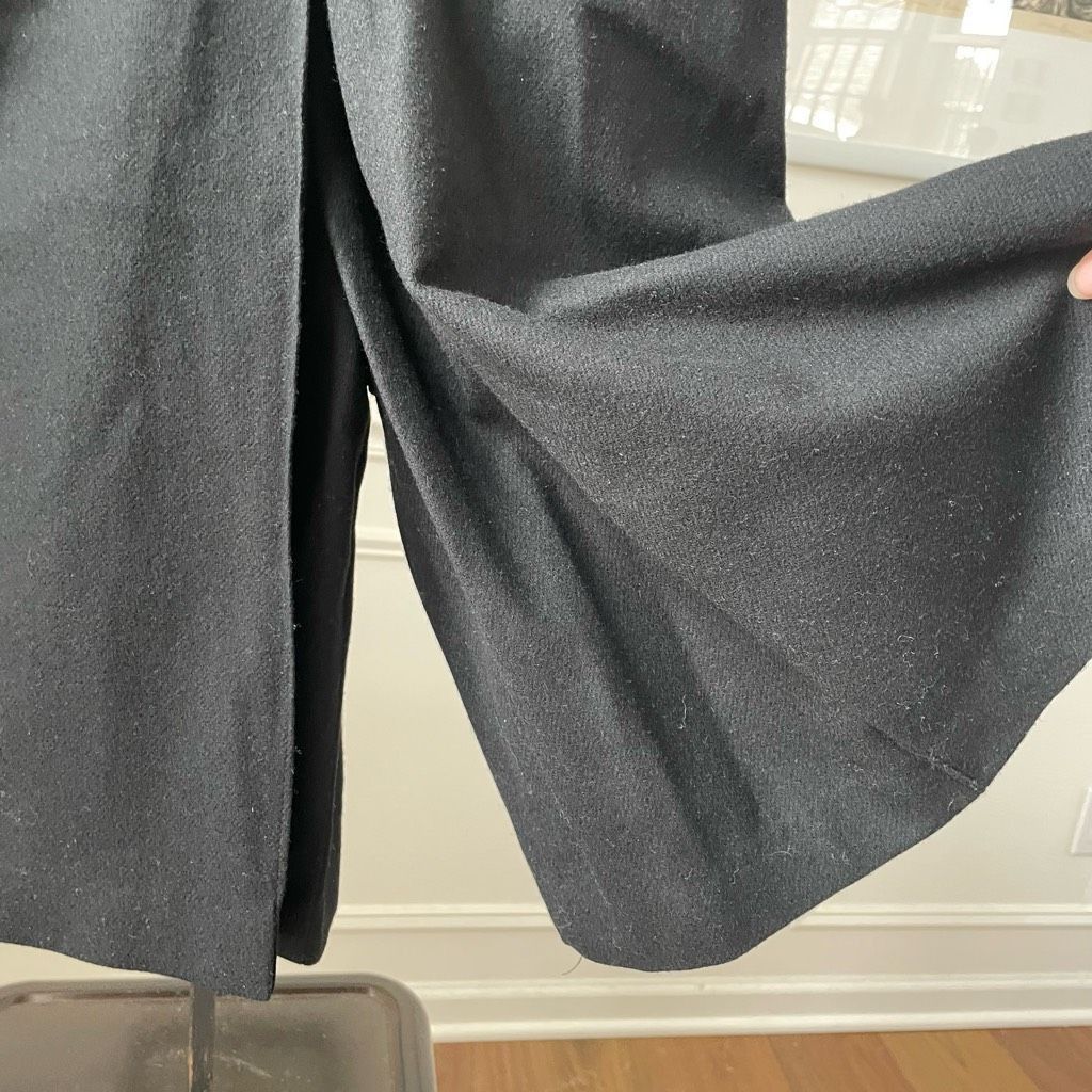 Vintage Vintage Early 60s Black Wool Coulottes XXS Size 22" - 2 Thumbnail