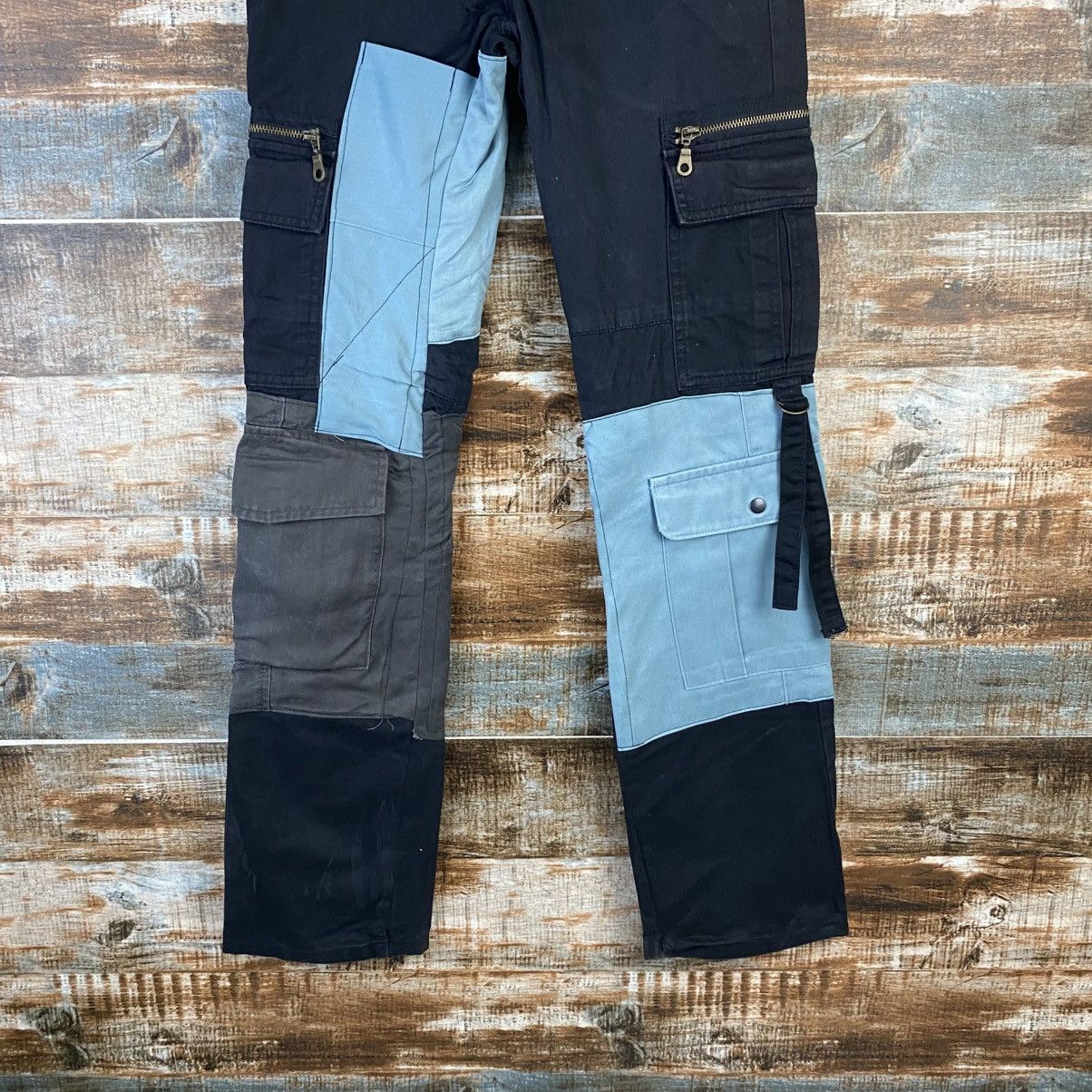 Japanese Brand DL Grazie Black Cargo Multipocket Pants #C926 Size US 26 / EU 42 - 3 Thumbnail