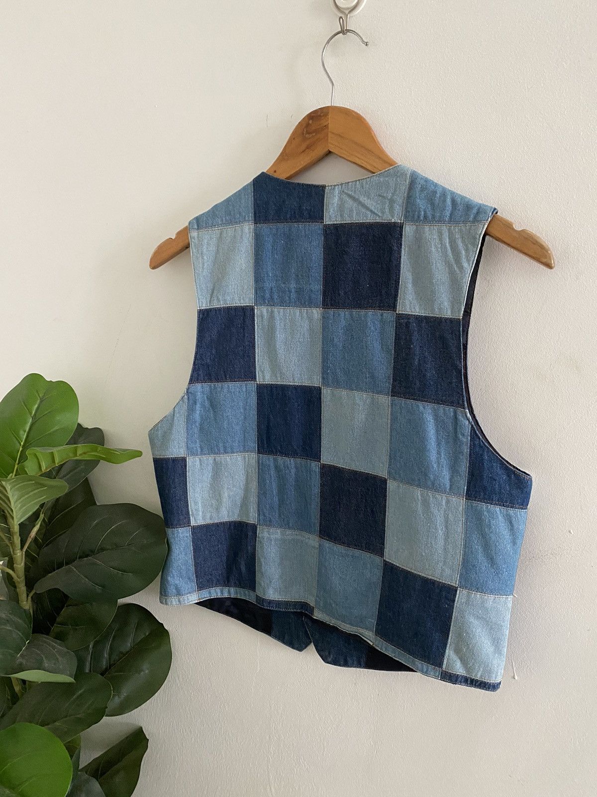Indigo × Japanese Brand × Kapital Kountry Vintage A.T.L.D Patchwork Denim Vest Indigo nice design Size US M / EU 48-50 / 2 - 5 Thumbnail