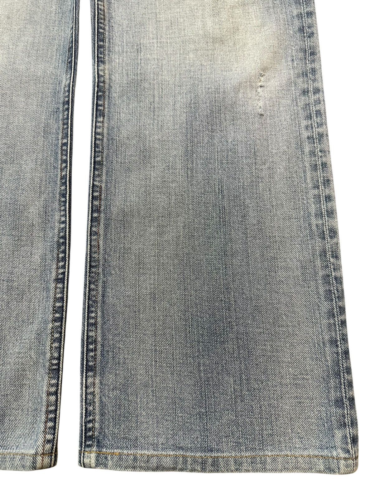 Hysteric Glamour Vintage Japanese Brand Blue Faded Wash Style Baggy Jeans Size US 34 / EU 50 - 8 Thumbnail
