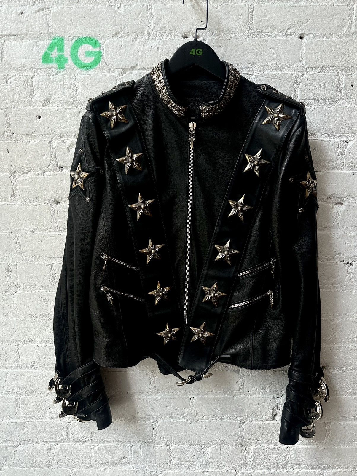Chrome Hearts CHROME HEARTS COUTURE 1:1 MJ COMMANDER STAR JACKET Size US XL / EU 56 / 4 - 3 Thumbnail