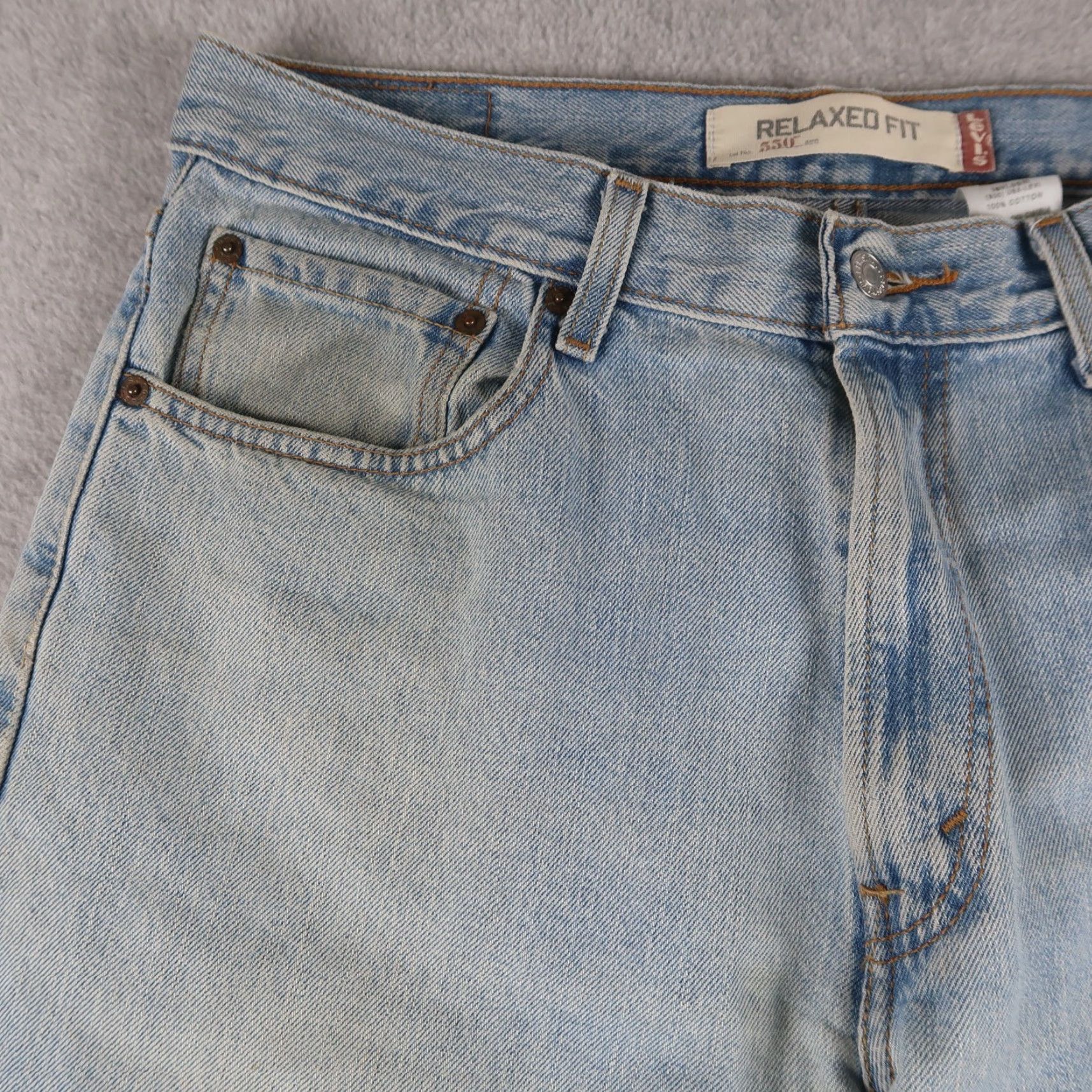 Levi's VINTAGE Levi's Jeans 550 Men 34x29 Relaxed Fit Denim Blue 550 USA 5-Pocket Men Size US 34 / EU 50 - 5 Thumbnail