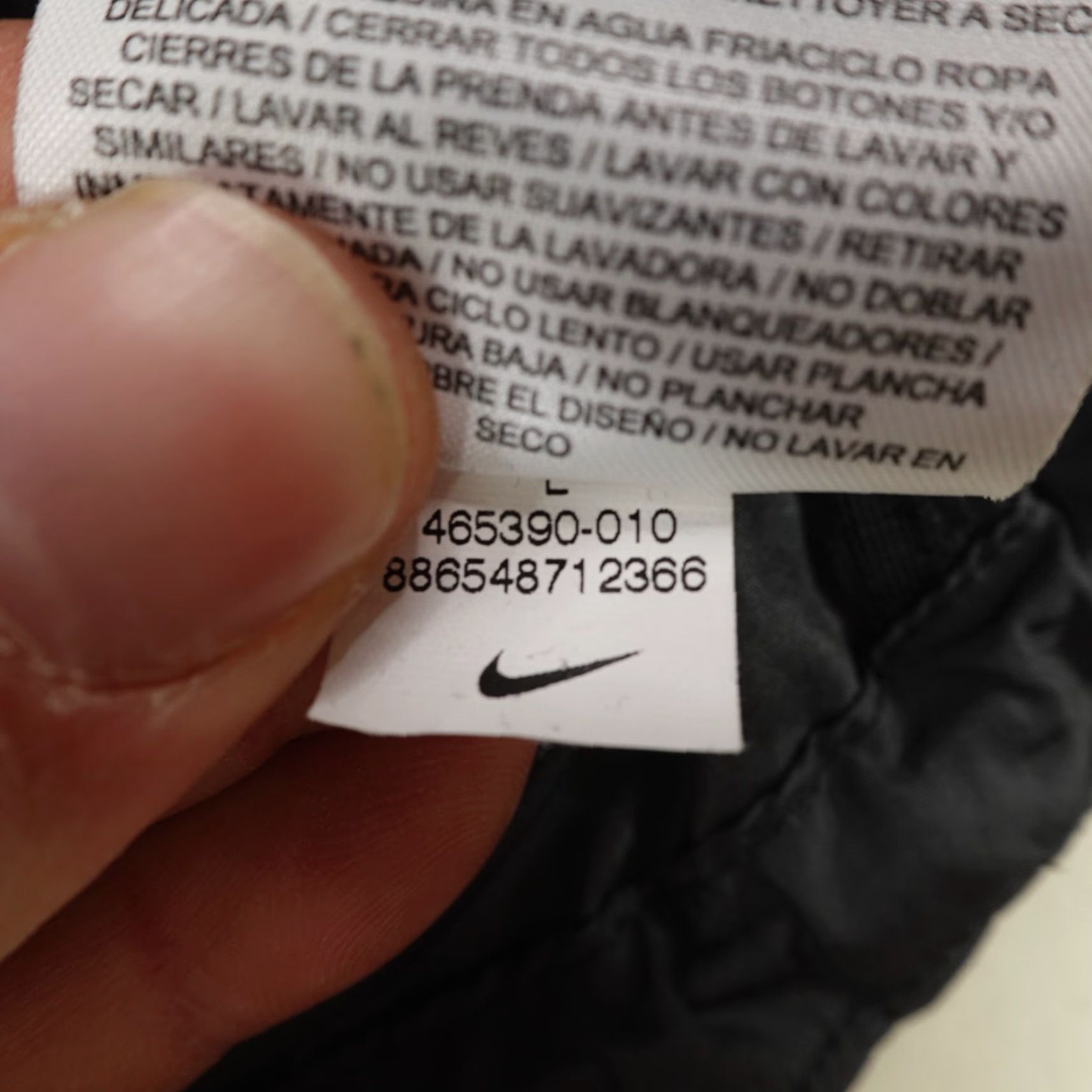 Nike Nike Jacket Men L Black Windbreaker Lightweigh t Reflective Full Zip Hooded Pockets Outdoor Sports Running & Walking Apparel Size US L / EU 52-54 / 3 - 7 Thumbnail