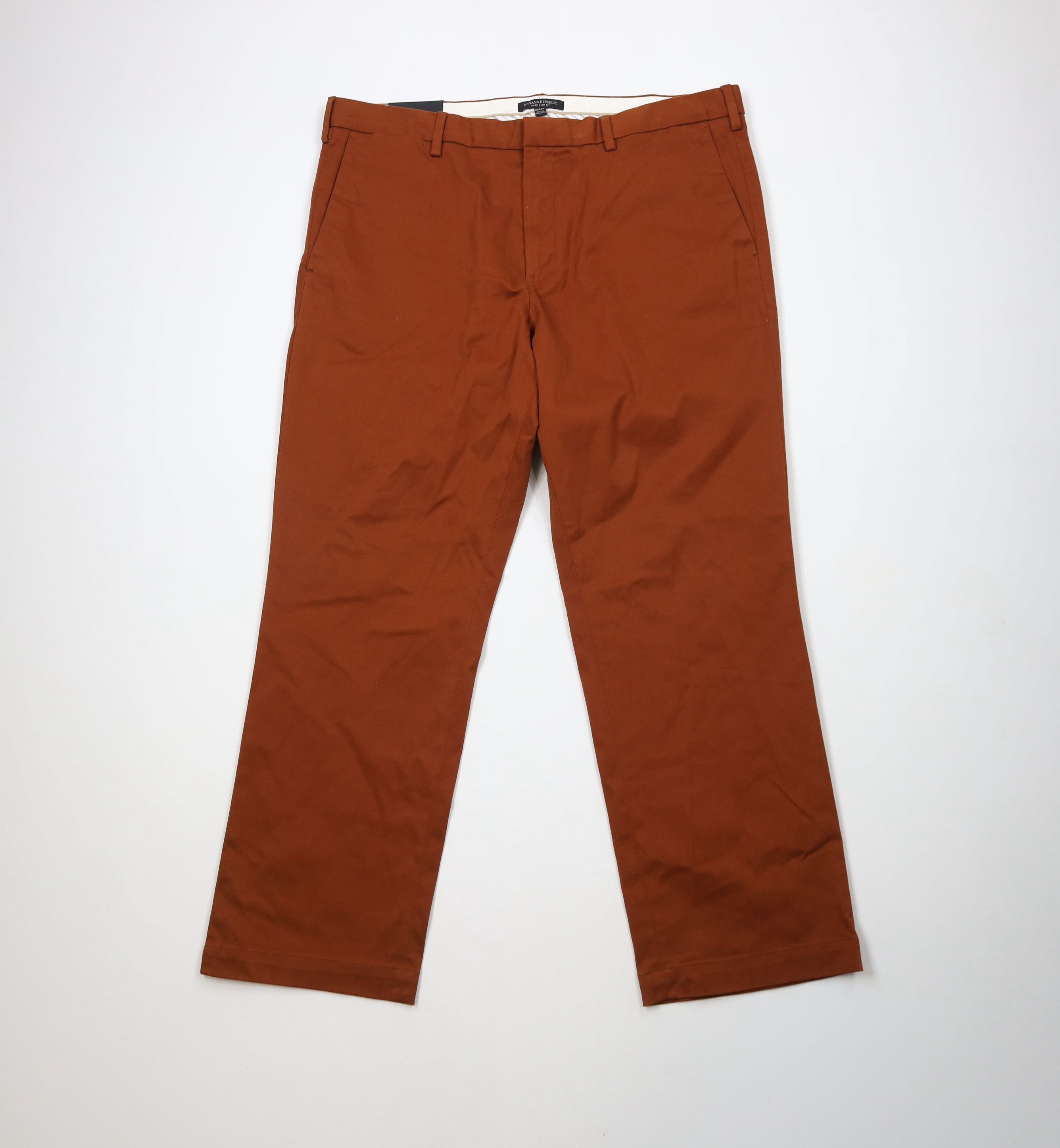 Banana Republic × Vintage New Banana Republic Fit Rapid Movement Chino Pants Orange Size US 38 / EU 54 - 1 Thumbnail