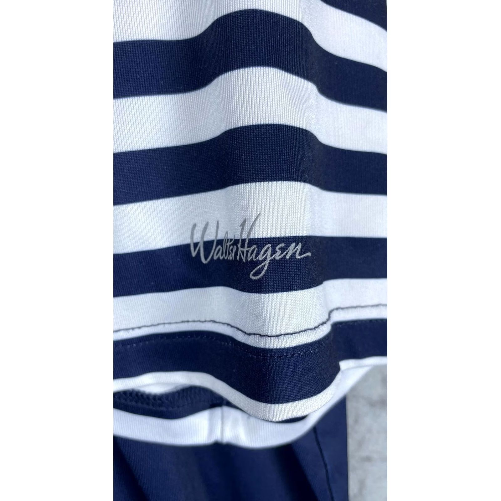 Vintage Walter Hagen Polo Shirt Mens 2XL Blue Stars Stripes 11 Majors Golf Border Cup Polo Shirt Mens 2XL Blue Stars Stripes 11 Majors Golf Border Cup Size US XXL / EU 58 / 5 - 3 Thumbnail