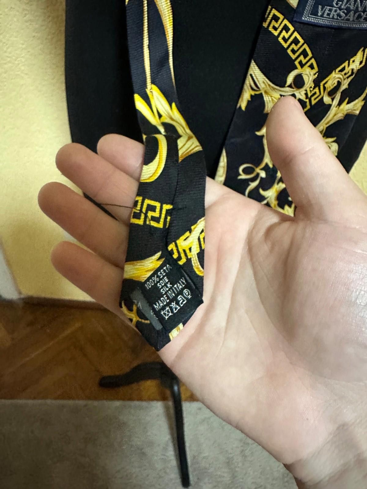 Versace Vintage Gianni Versace Tie Baracco Silk Size ONE SIZE - 7 Thumbnail
