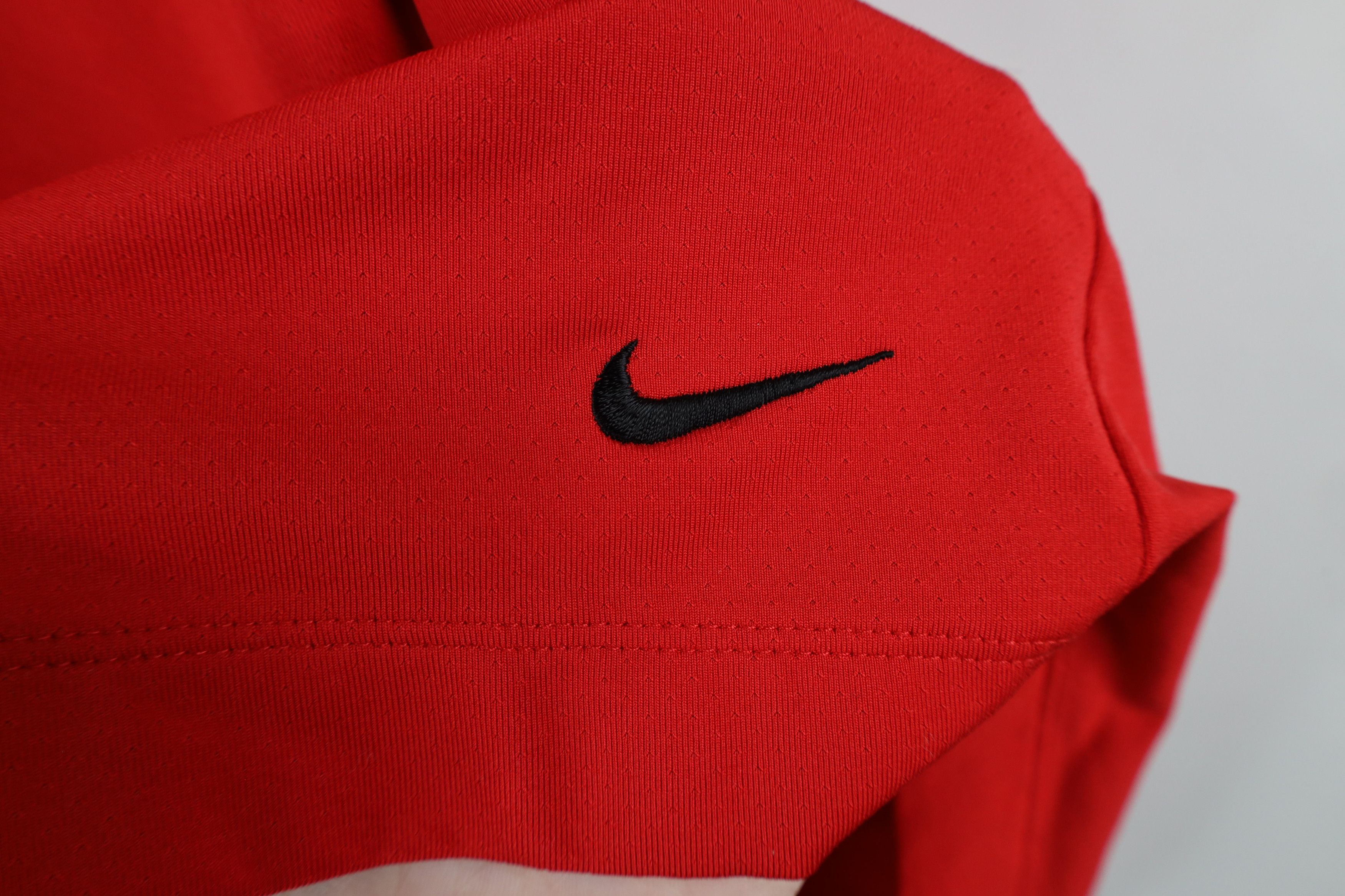 Nike × Vintage Nike Golf Out Ohio State University Collared Polo Shirt Red Size US XL / EU 56 / 4 - 4 Thumbnail