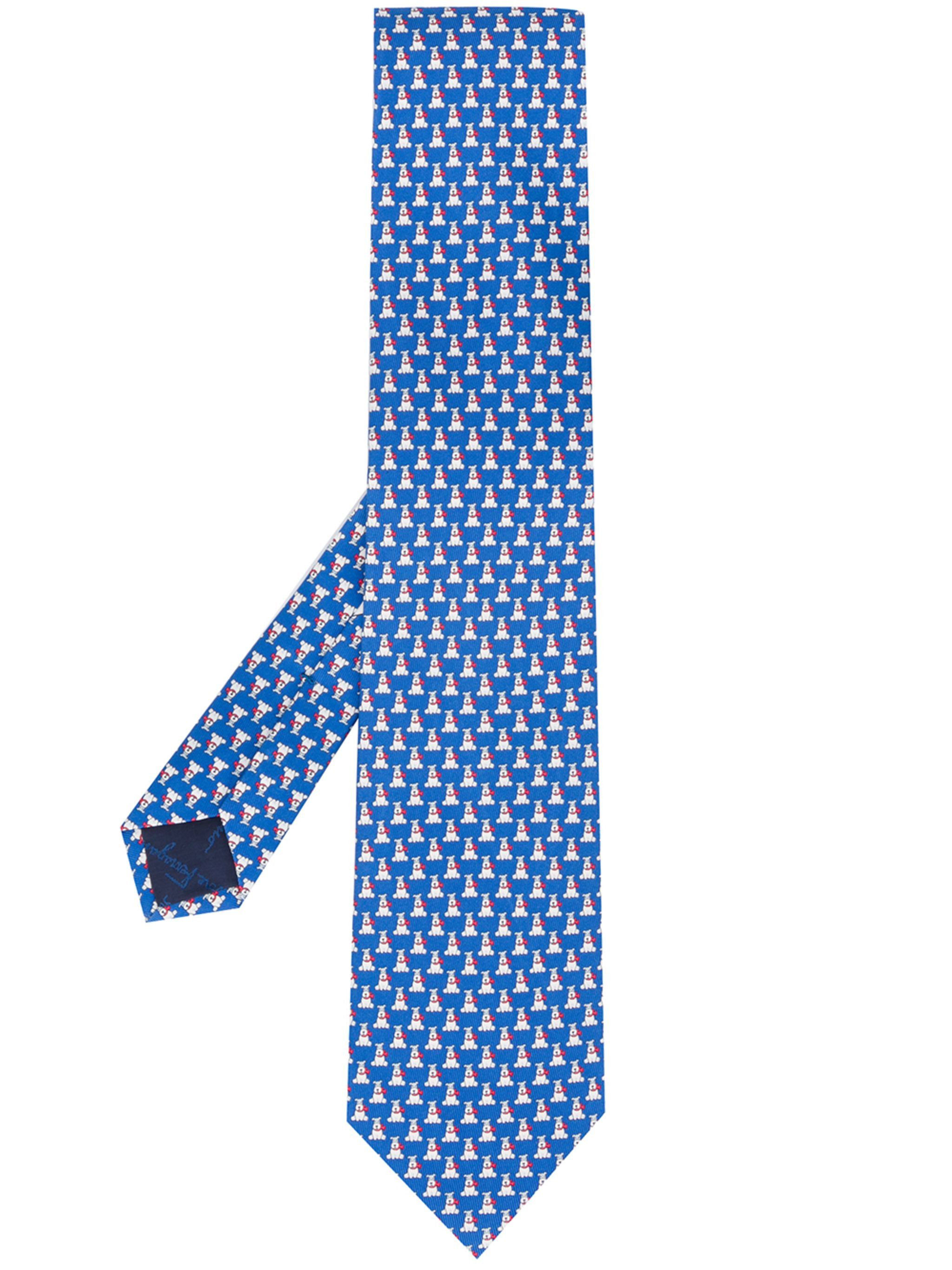 Salvatore Ferragamo o1s1rm1024 Size: OS / Silk Tie in Multicolor Size ONE SIZE - 1 Thumbnail
