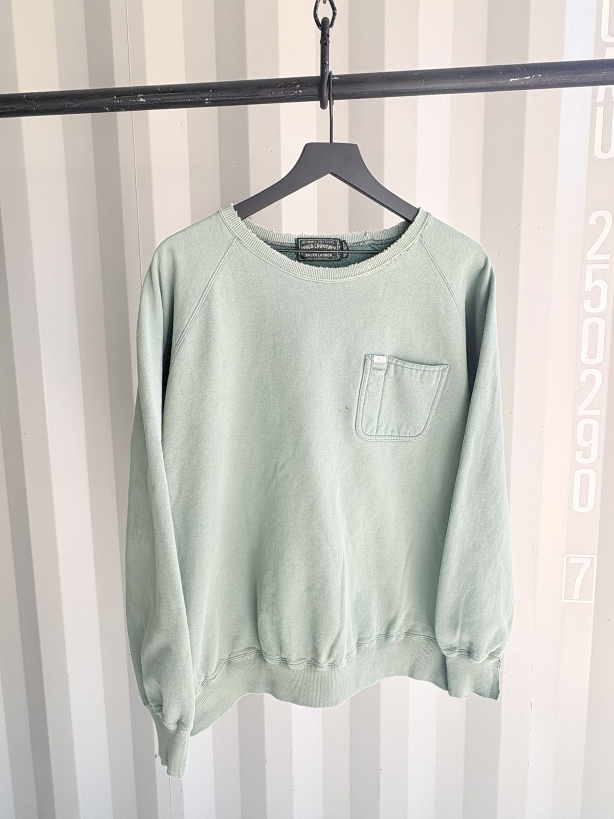 Polo Ralph Lauren Polo Ralph Lauren Thrashed Faded Sweatshirt Distressed Size US L / EU 52-54 / 3 - 2 Thumbnail