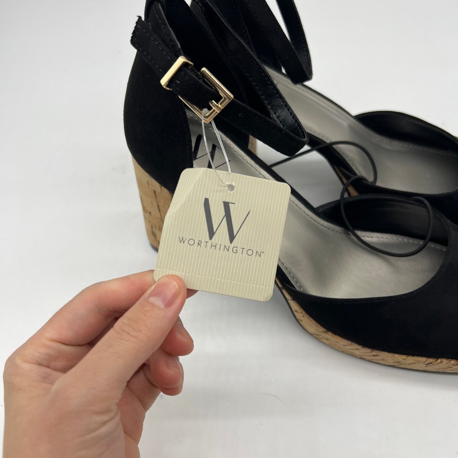 Other Worthington Womens Panama Block Heel Pumps Size US 8.5 / IT 38.5 - 3 Thumbnail