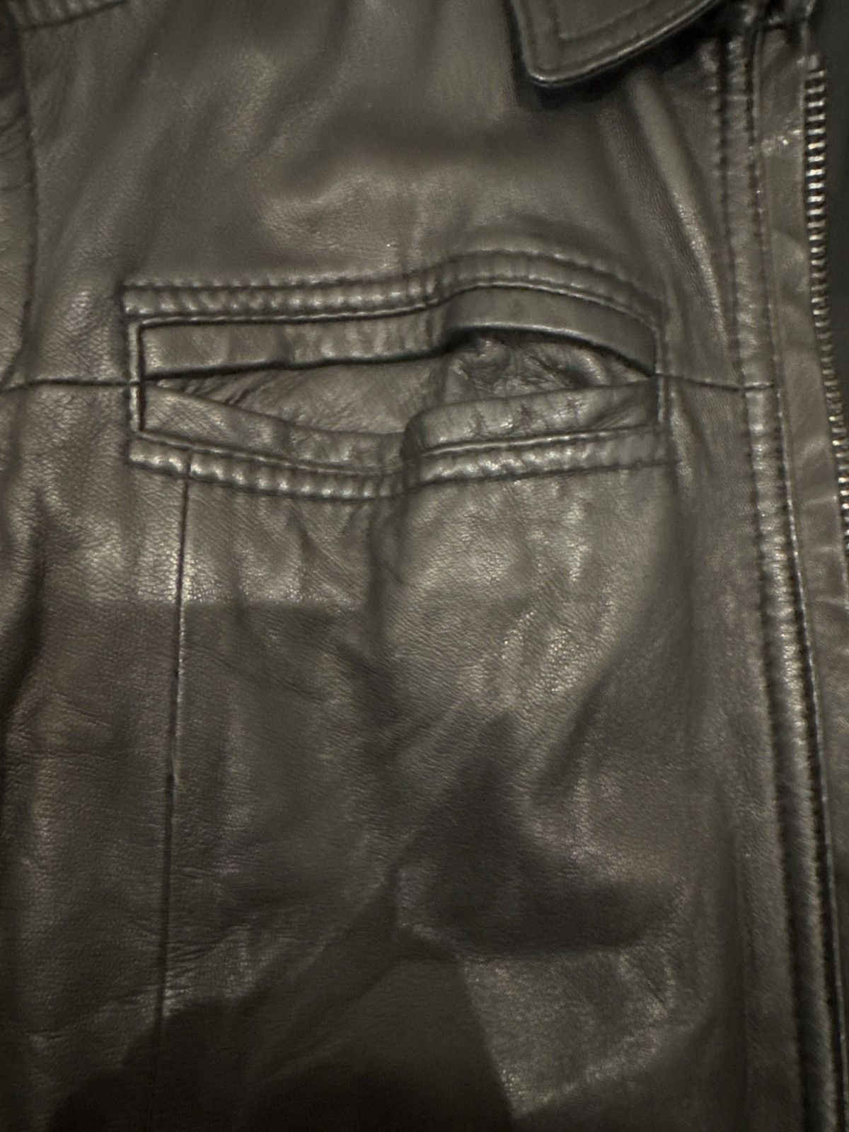 J.Lindeberg J.Lindeberg Black Leather Jacket Size US XL / EU 56 / 4 - 8 Thumbnail