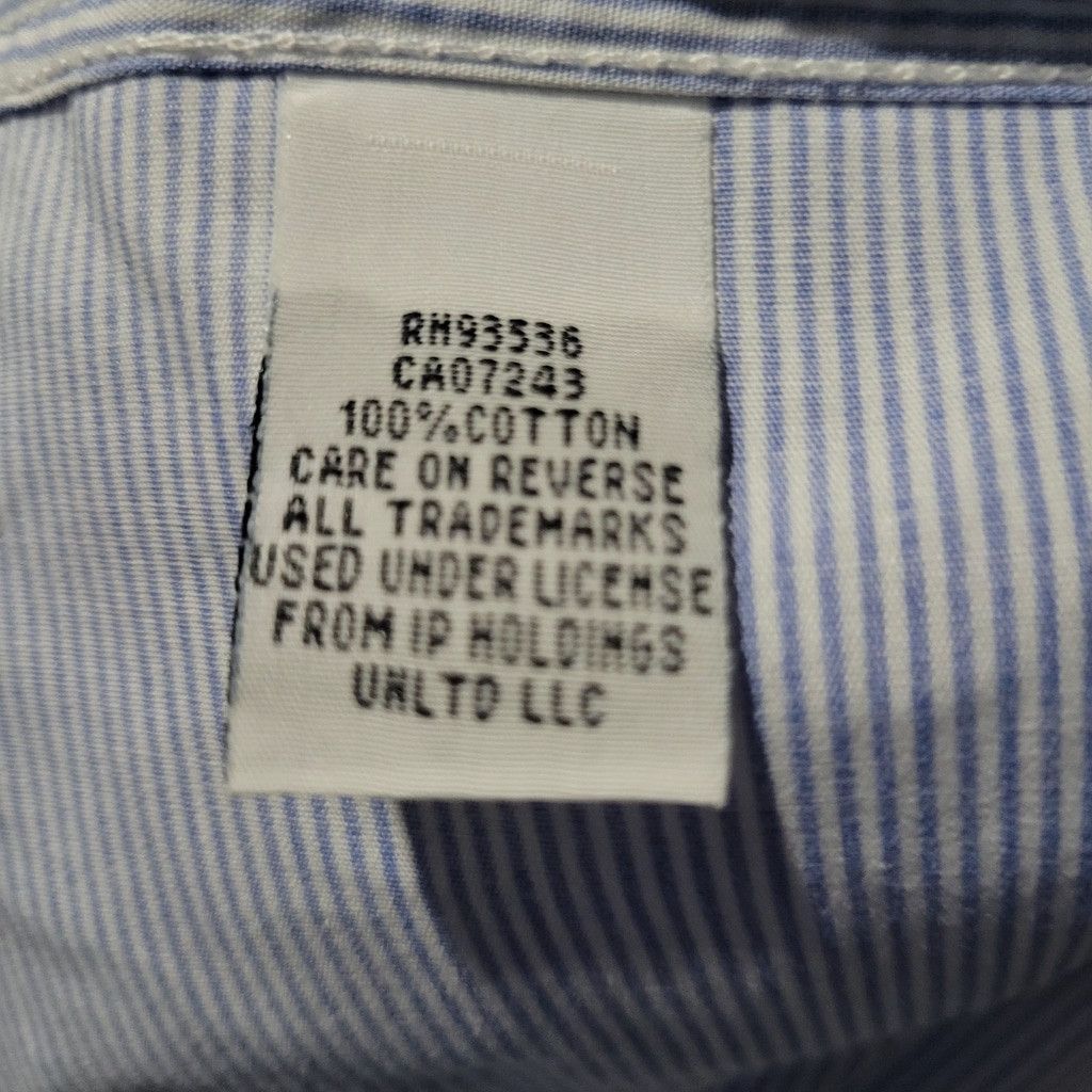 Marc Ecko Ecko Blue Short Sleeve Small Cotton Polyester Mans Dress Shi Size US L / EU 52-54 / 3 - 8 Thumbnail