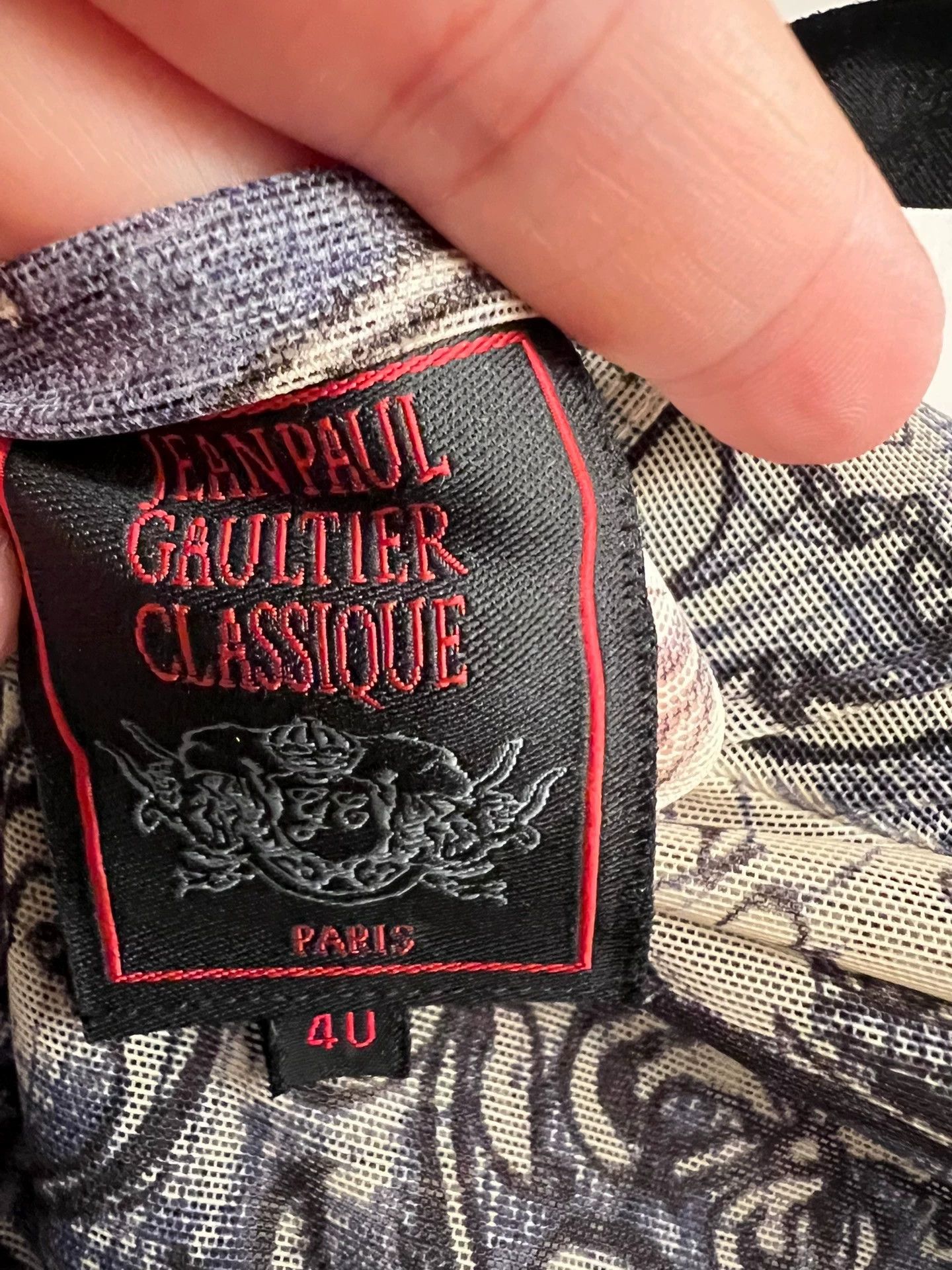 Jean Paul Gaultier Rare Jean Paul Gaultier mesh garment Size S / US 4 / IT 40 - 4 Thumbnail