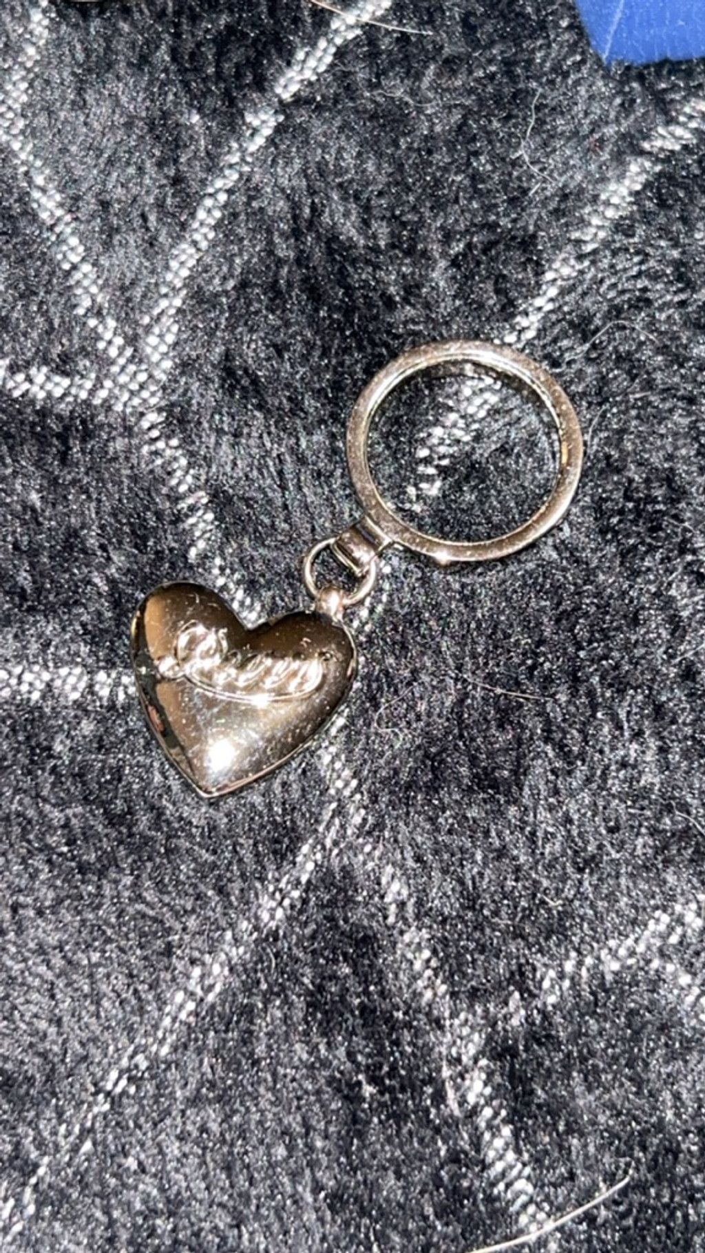 The Unbranded Brand Women's Unbranded Silver Heart Charm Ring, One Size Size ONE SIZE - 1 Thumbnail