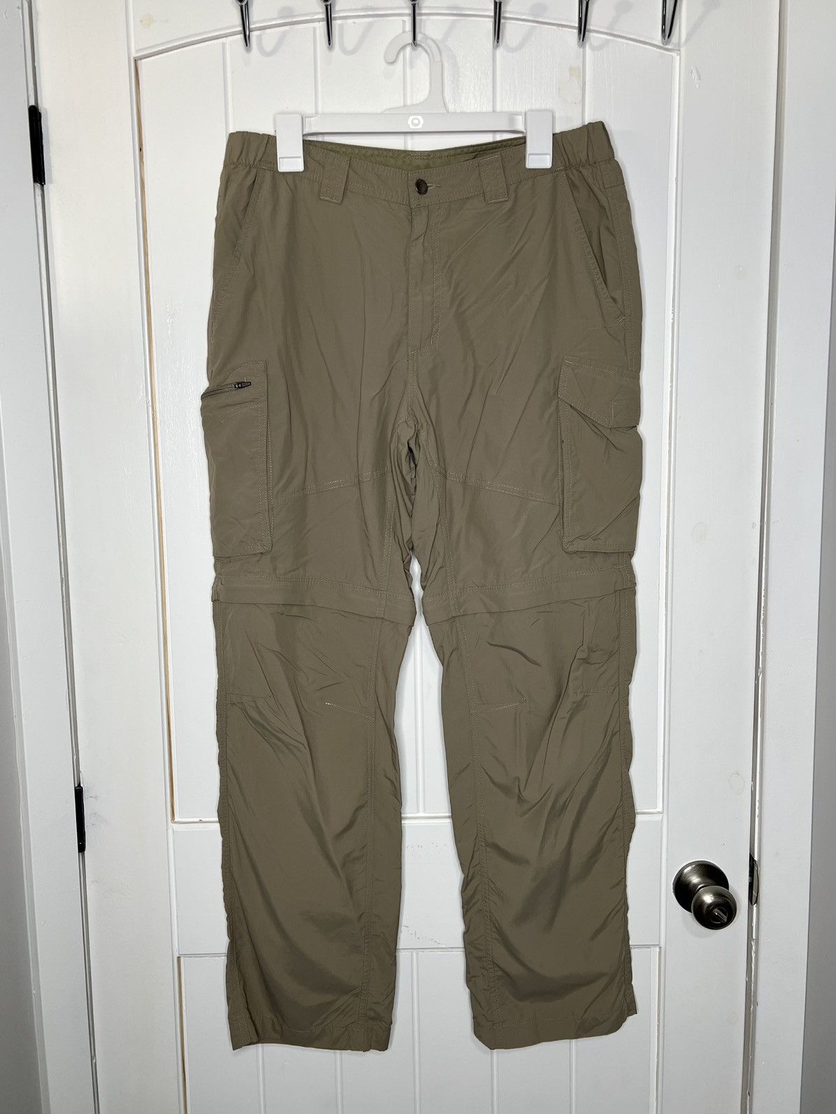 Columbia Columbia Cargo Khaki Nylon Pants 36 x 32 Men Size US 36 / EU 52 - 1 Thumbnail