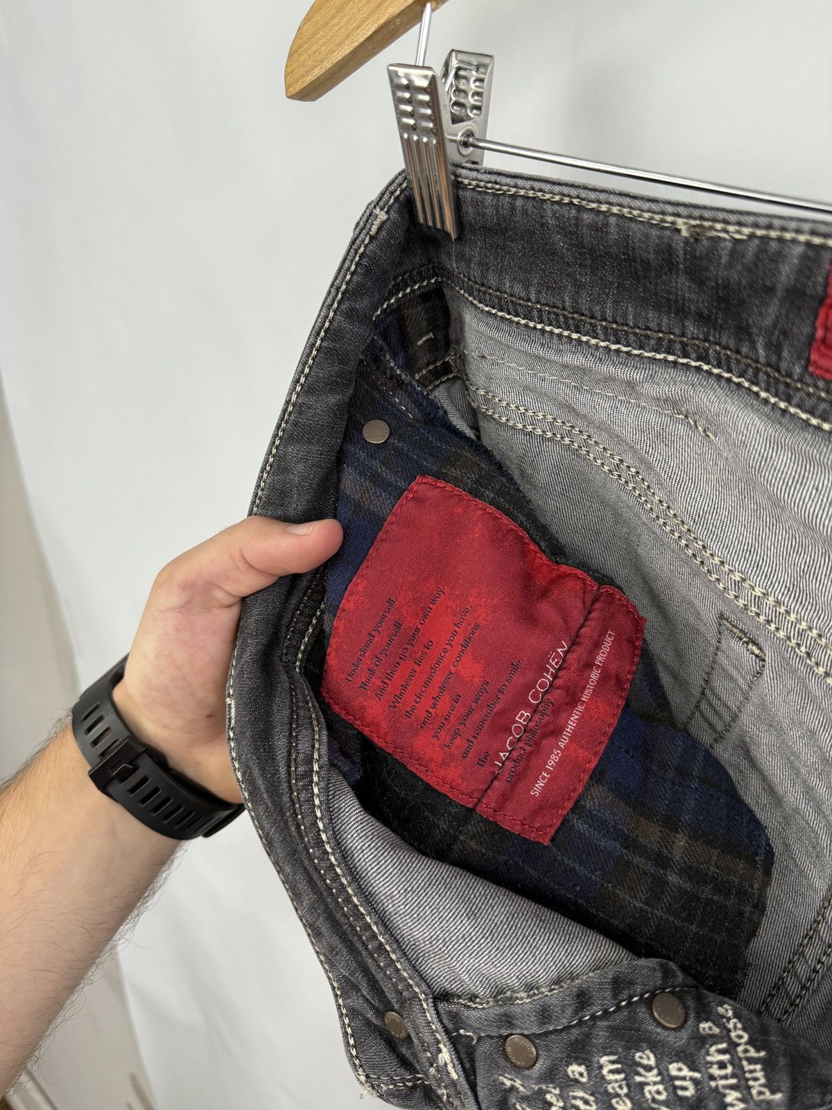 Jacob Cohen 🇮🇹 Jacob Cohen Luxury Denim Tailored Jeans 688 Made in Italy Size US 35 - 11 Thumbnail