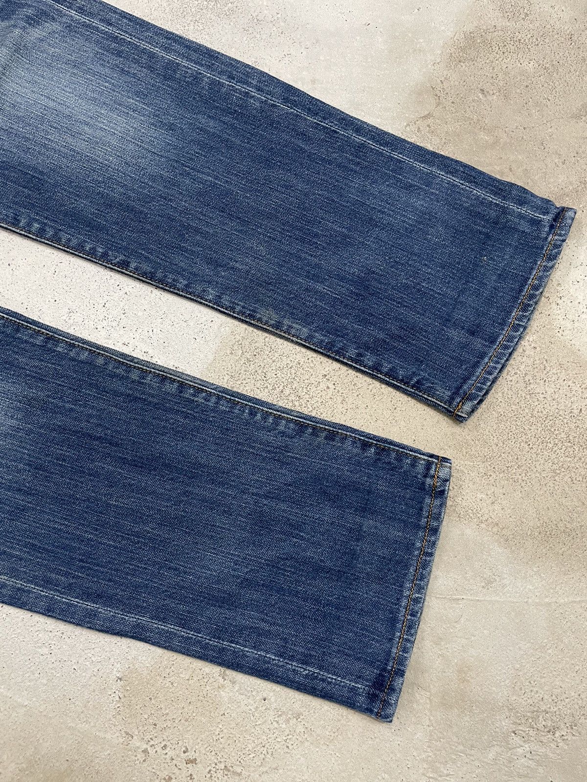 NANO universe × Number (N)ine Nano Universe Serge Denime Whiskering Denim Pants (AB24) Size US 33 - 5 Thumbnail