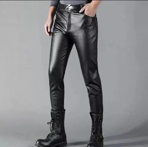 Japanese Brand × Vintage Leather Pants Men Streetwear Casual Size US 30 / EU 46 - 1 Thumbnail