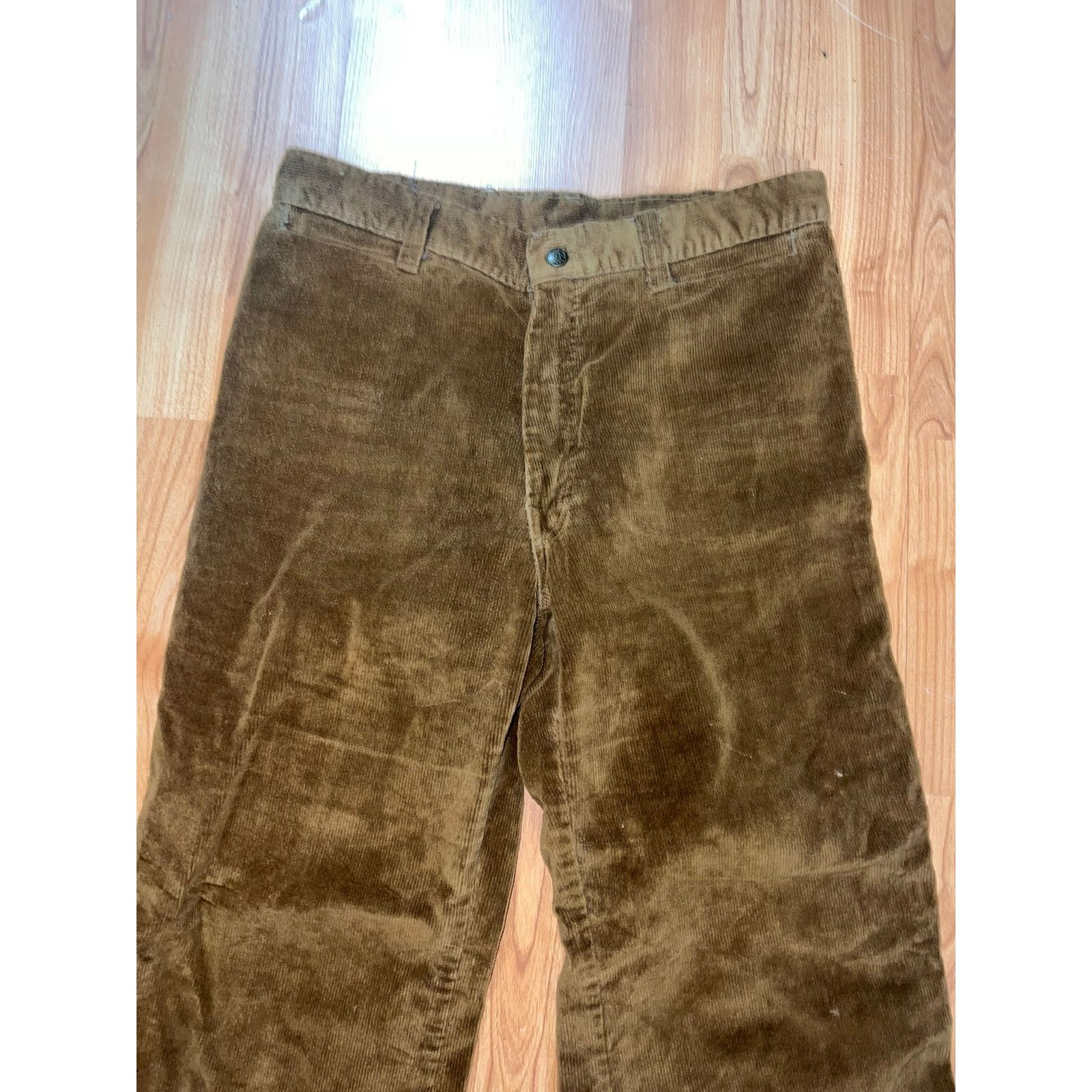 Vintage Womens Vintage Corduroy Pants Bottoms Trousers Baggy Tobias Size 32" / US 10 / IT 46 - 3 Thumbnail