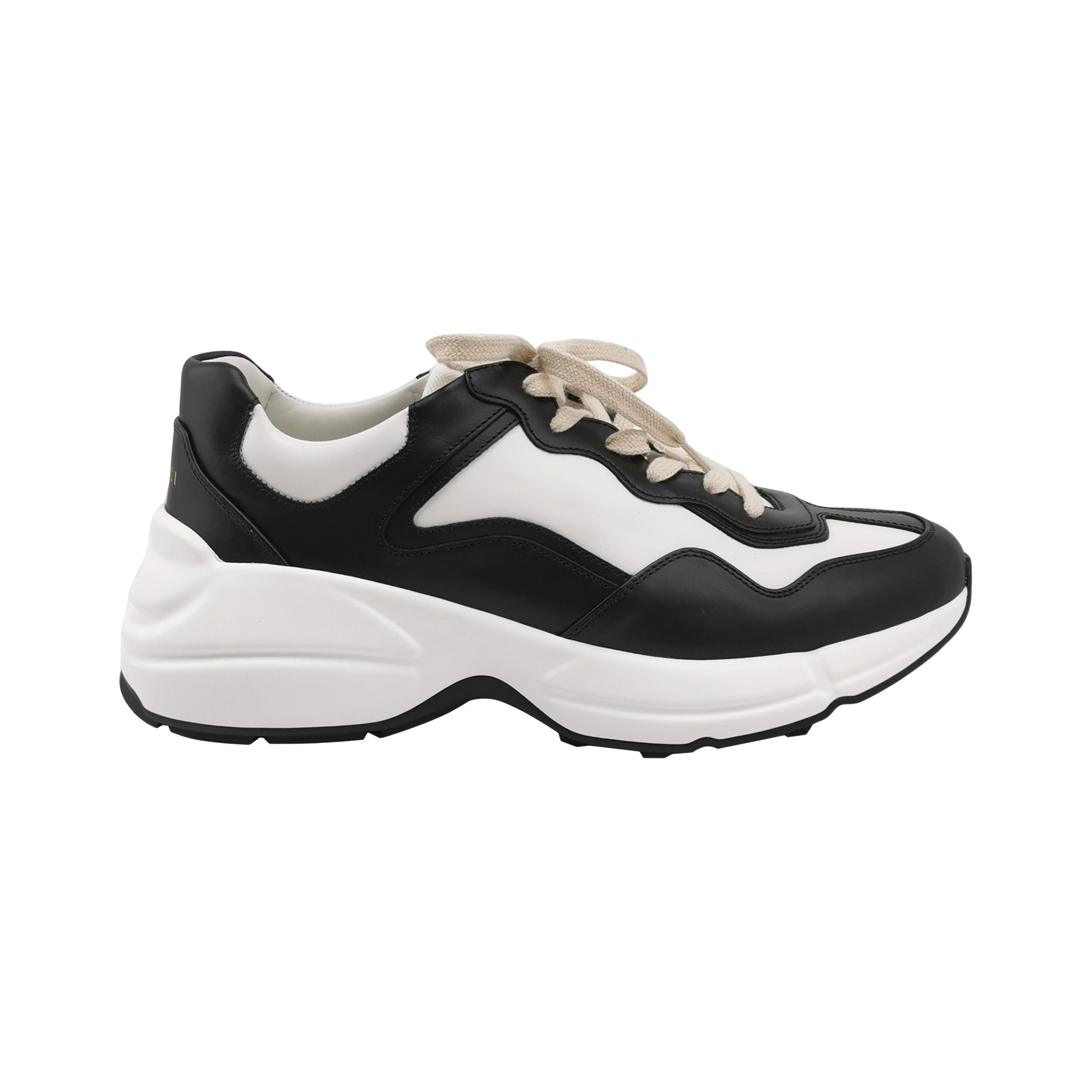 Gucci Gucci Rhyton Two-Tone Leather Sneakers 7 Size US 8 / EU 41 - 1 Thumbnail