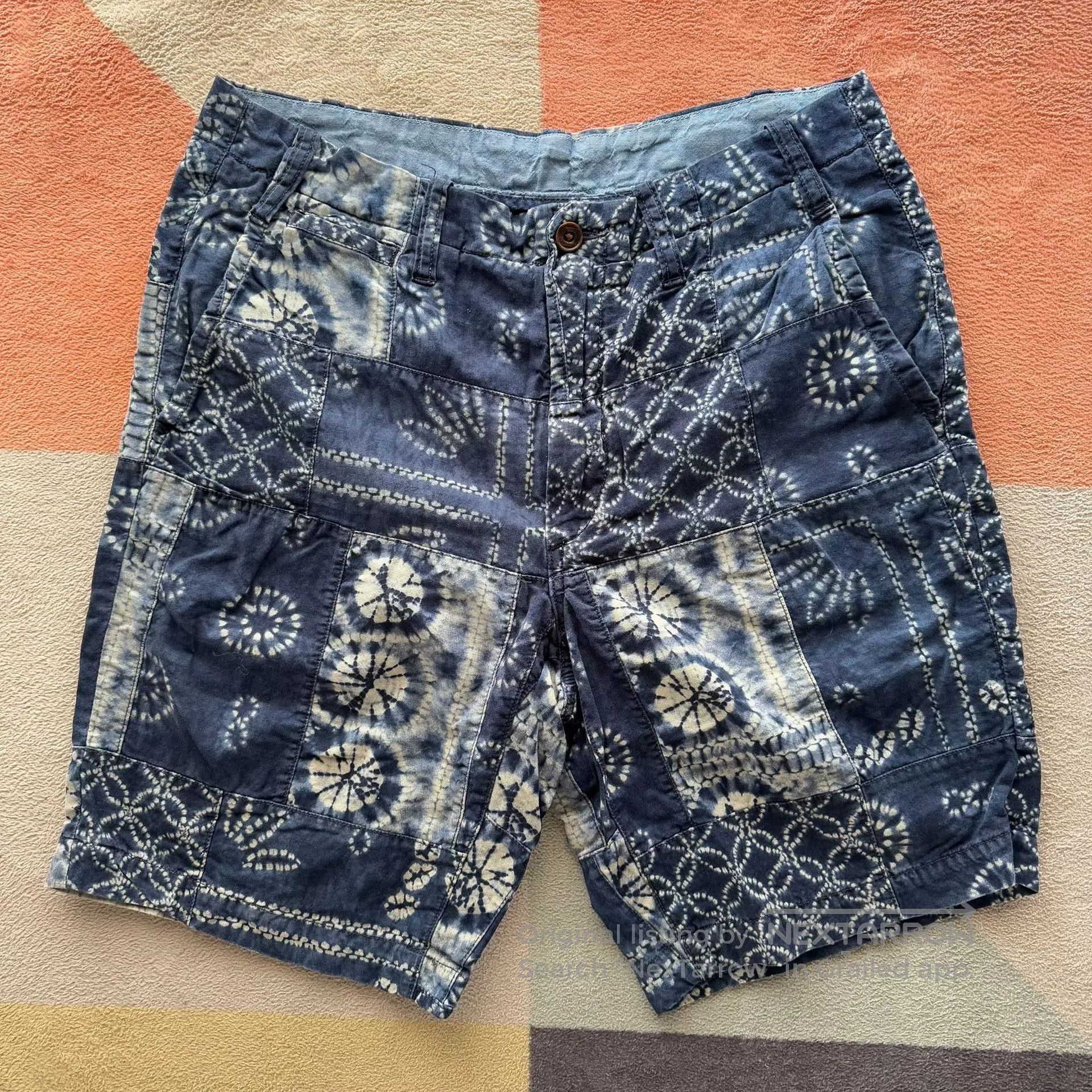 Polo Ralph Lauren Ralph Lauren Indigo Patchwork Shorts. Size US 30 / EU 46 - 1 Thumbnail
