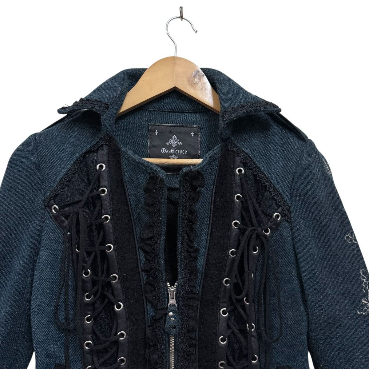 If Six Was Nine Ozz Croce Jacket Punk Vkei Japanese Brand Size S / US 4 / IT 40 - 3 Thumbnail