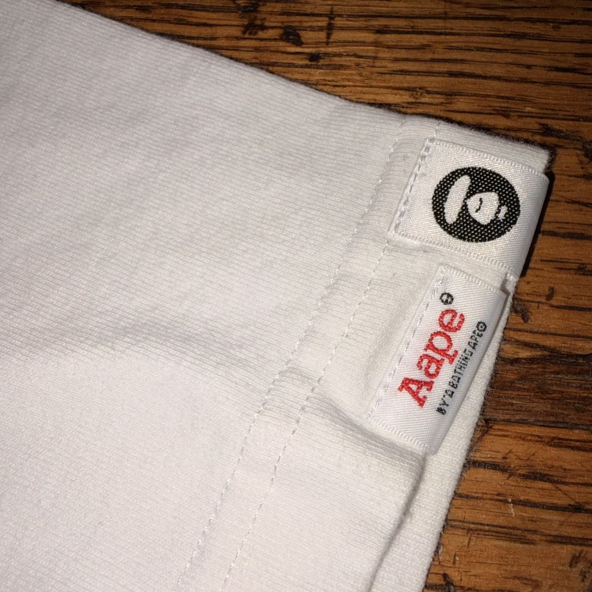 Aape AAPE white 07 anniversary t-shirt Size US L / EU 52-54 / 3 - 6 Thumbnail