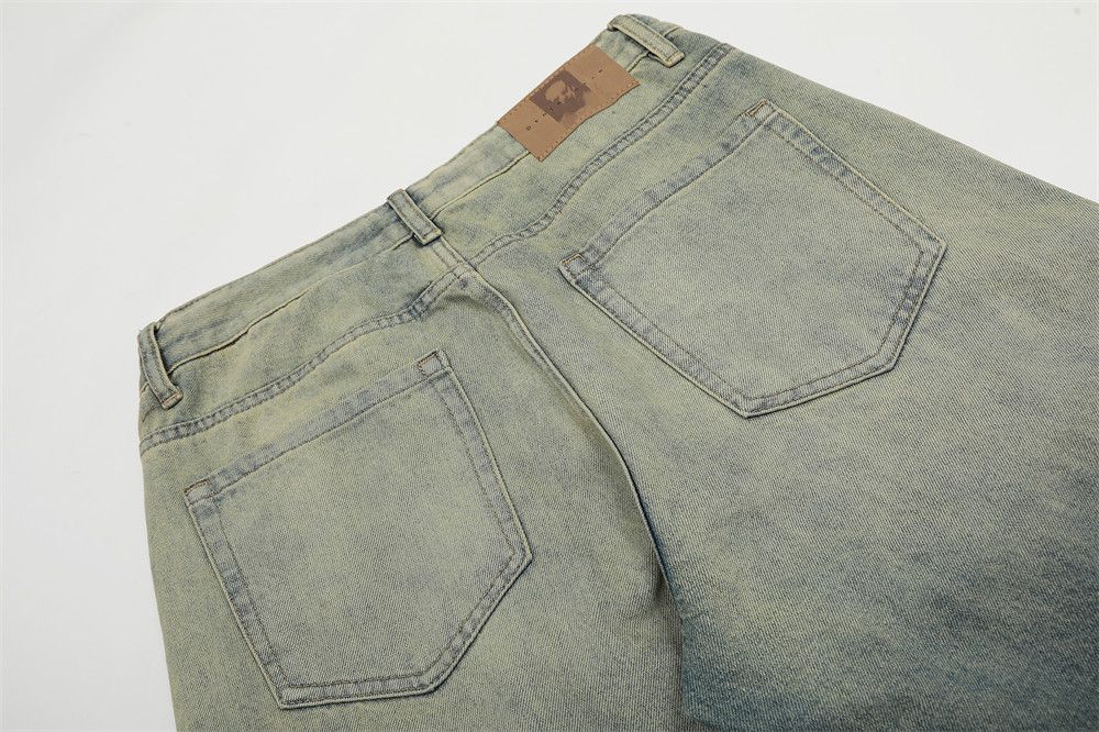 Japanese Brand Retro punk distressed flared jeans y2k Size US 32 / EU 48 - 5 Thumbnail